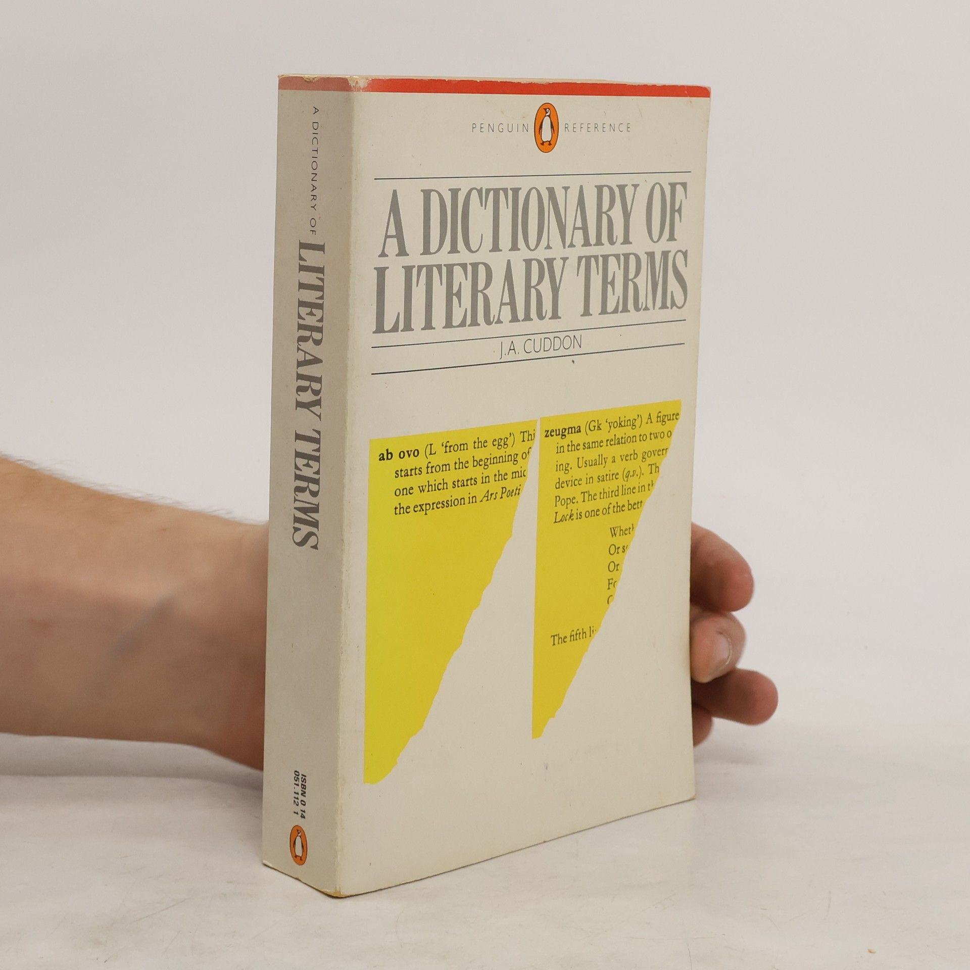 John Anthony Cuddon A Dictionary of Literary Terms