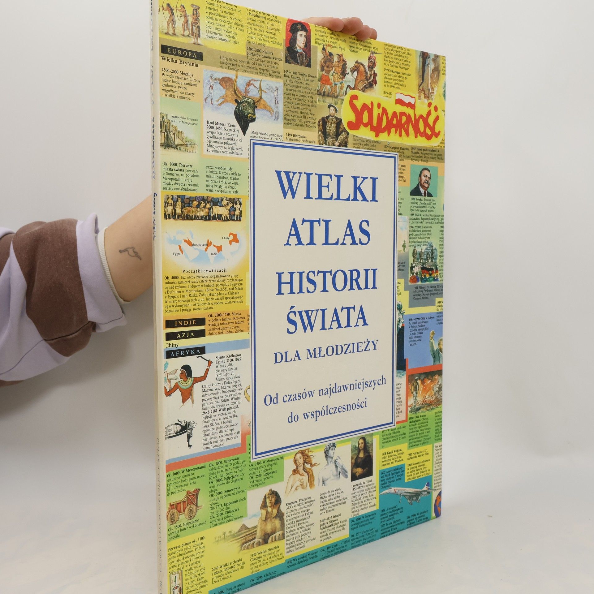 Geraldine Carter Wielki atlas historii świata dla młodzieży