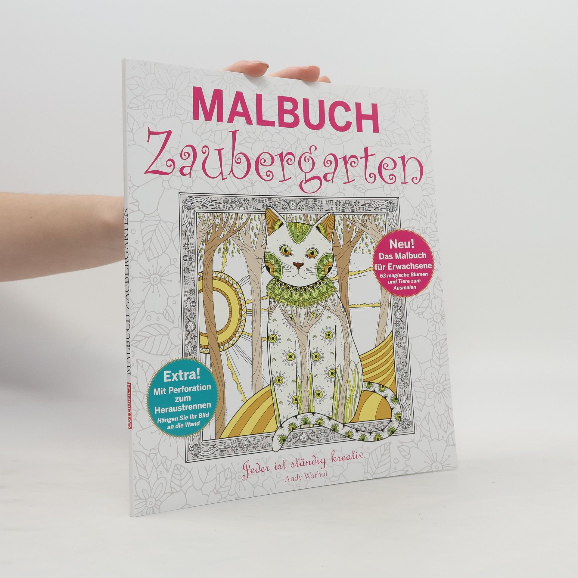 Andy Warhol Malbuch Zaubergarten