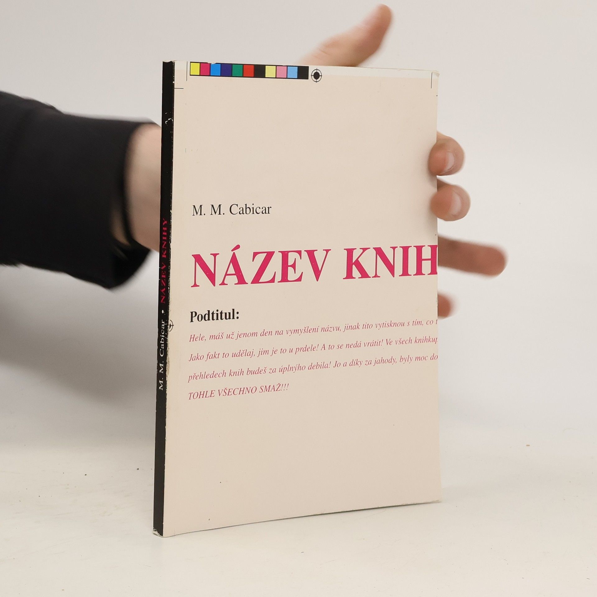 M. M. Cabicar Název knihy. Kniha povídek