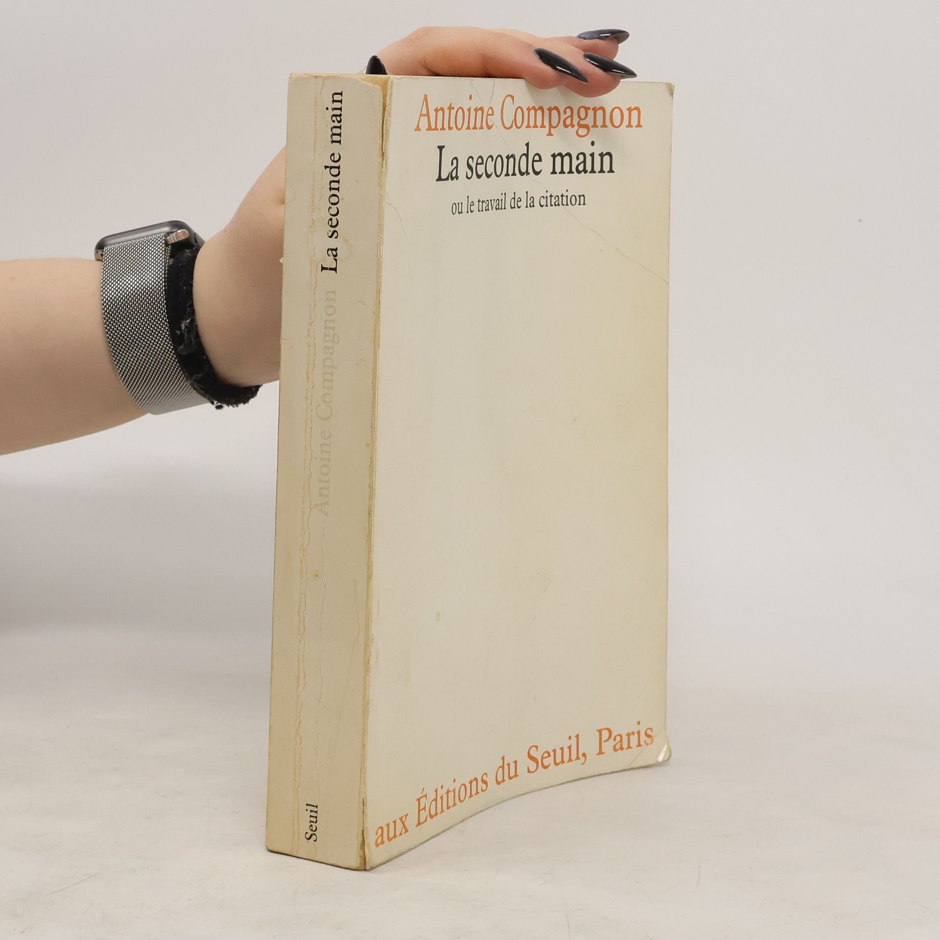 Antoine Compagnon La seconde main