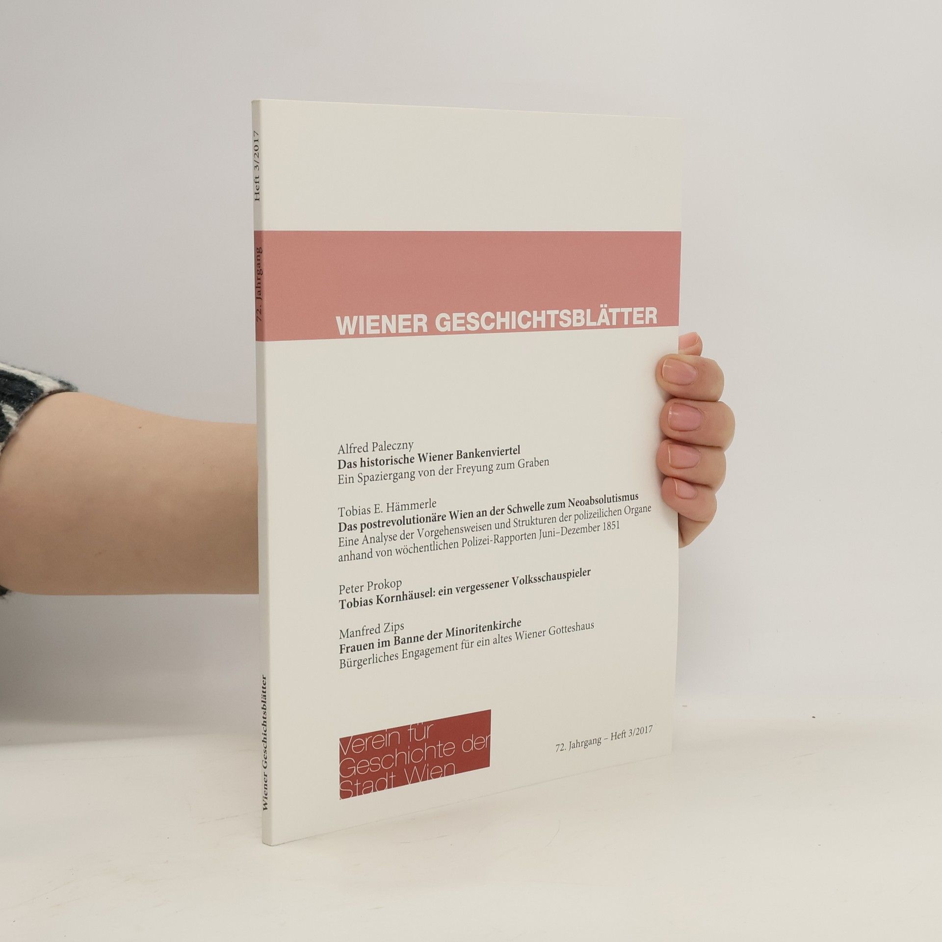 kolektiv Wiener Geschichtsblätter 3/2017