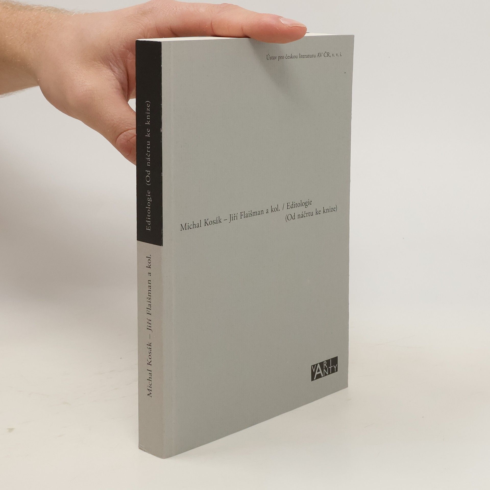 Jiří Flaišman Editologie: od náčrtu ke knize