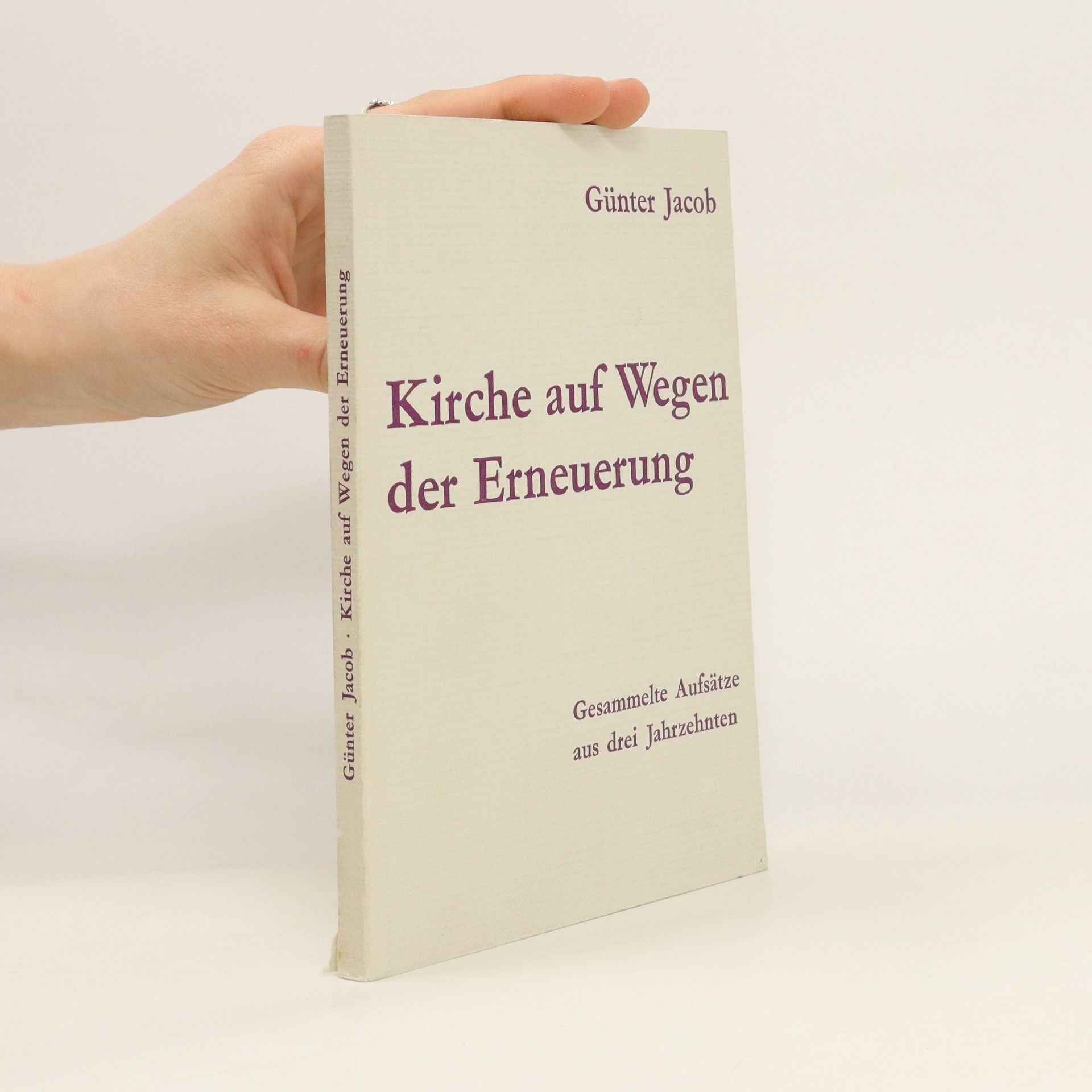 Günter Jacob Kirche auf Wegen der Erneuerung