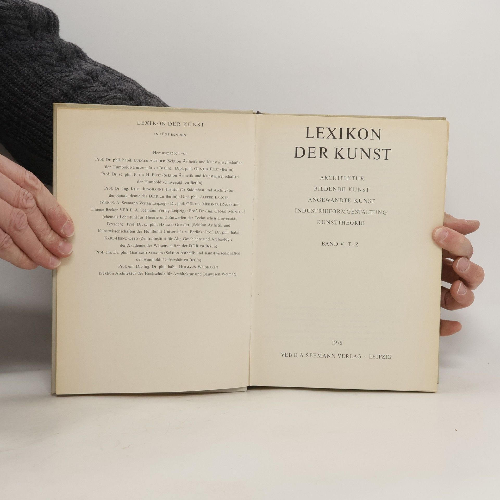 Autores varios Lexikon der Kunst 5. T-Z
