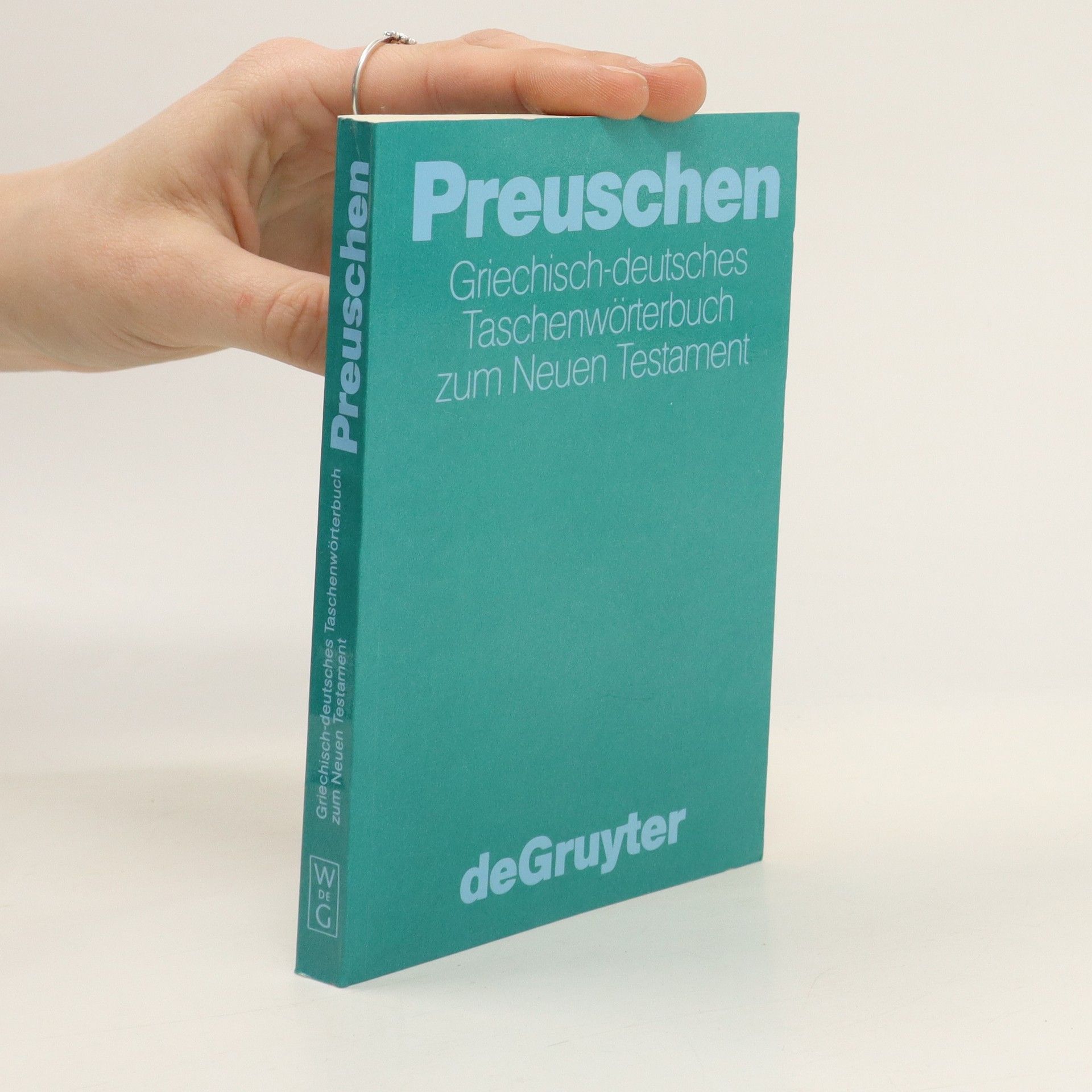 Erwin Preuschen Griechisch-deutsches Taschenwörterbuch zum Neuen Testament