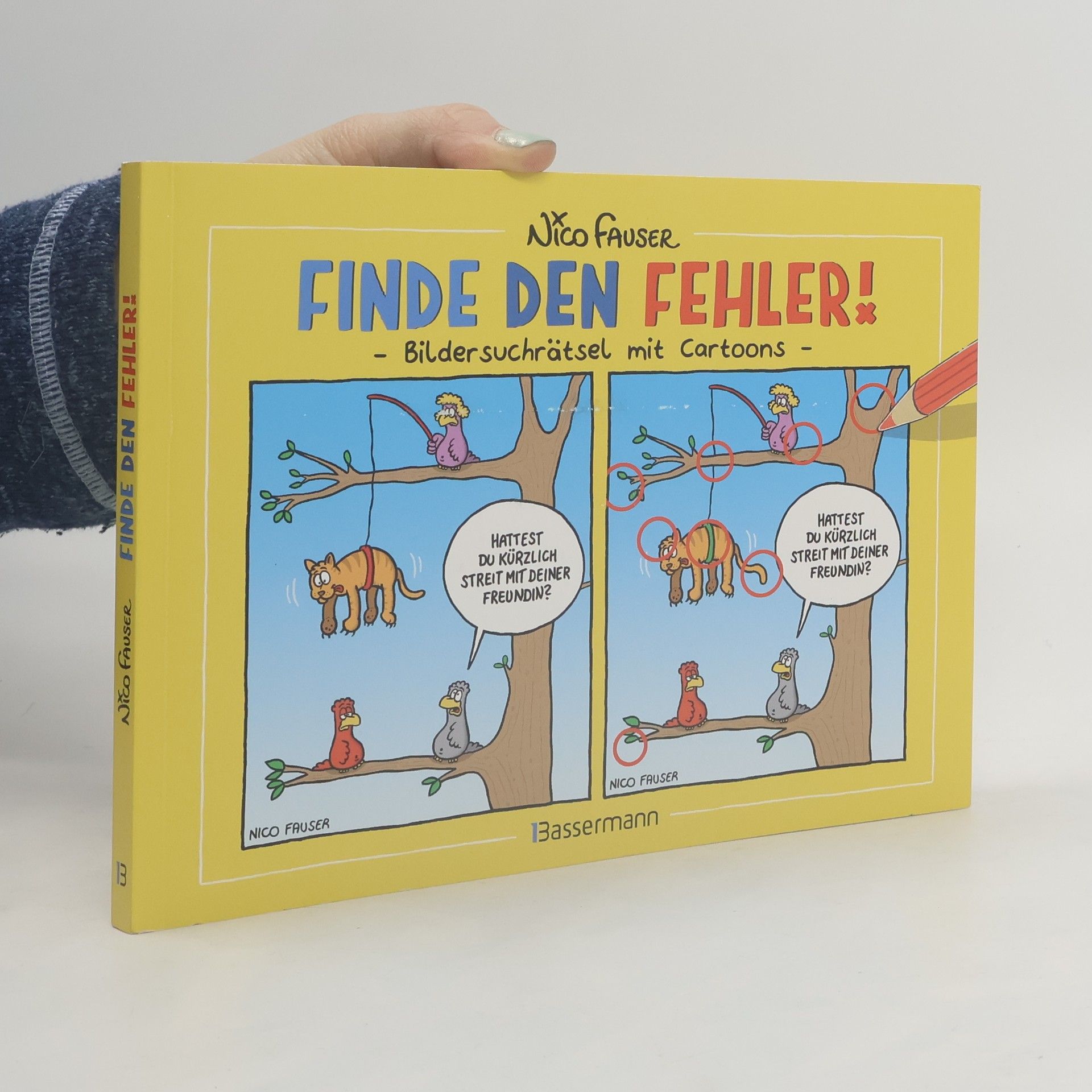 Nico Fauser Finde den Fehler - Bildersuchrätsel mit Cartoons