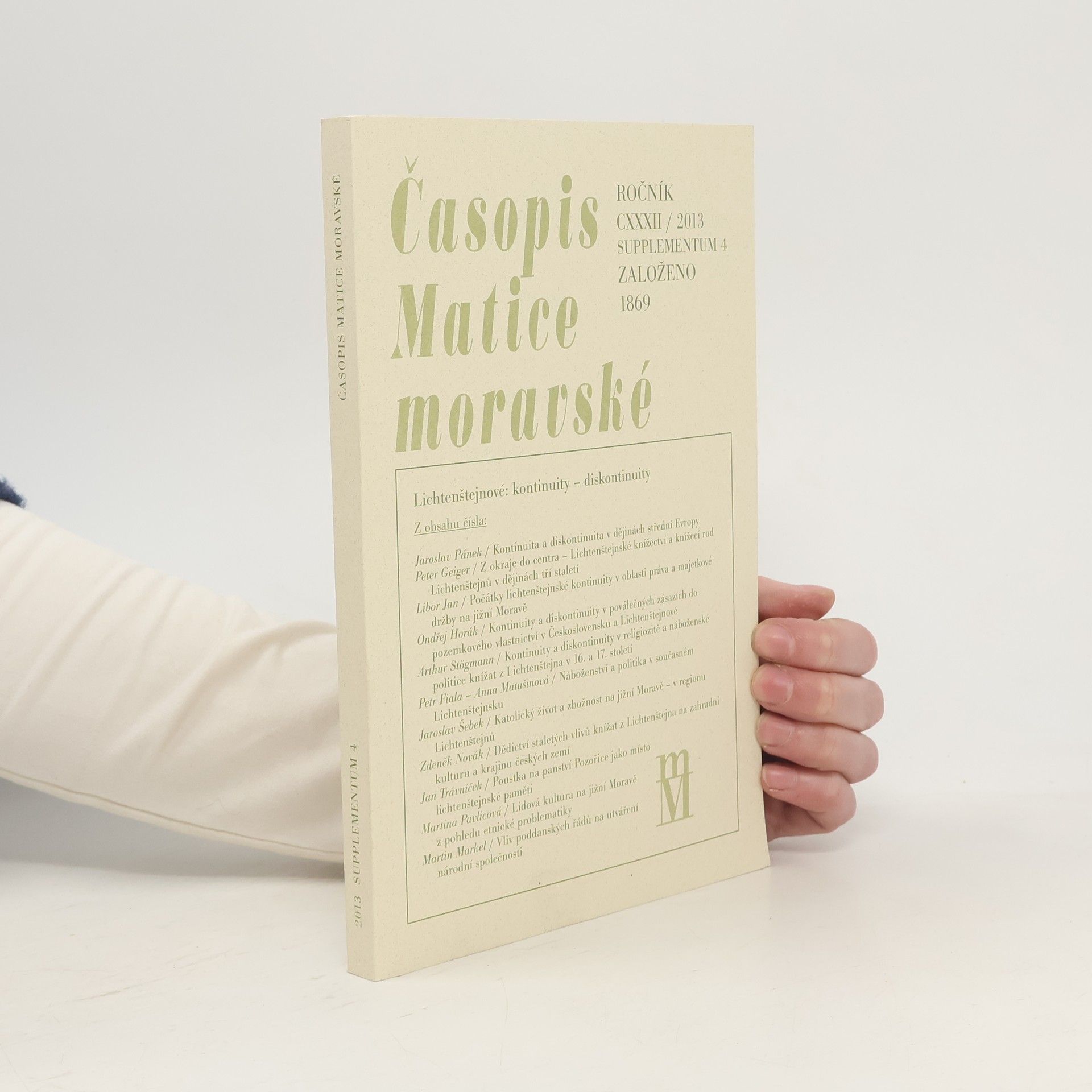 Autorenkollektiv Časopis Matice moravské