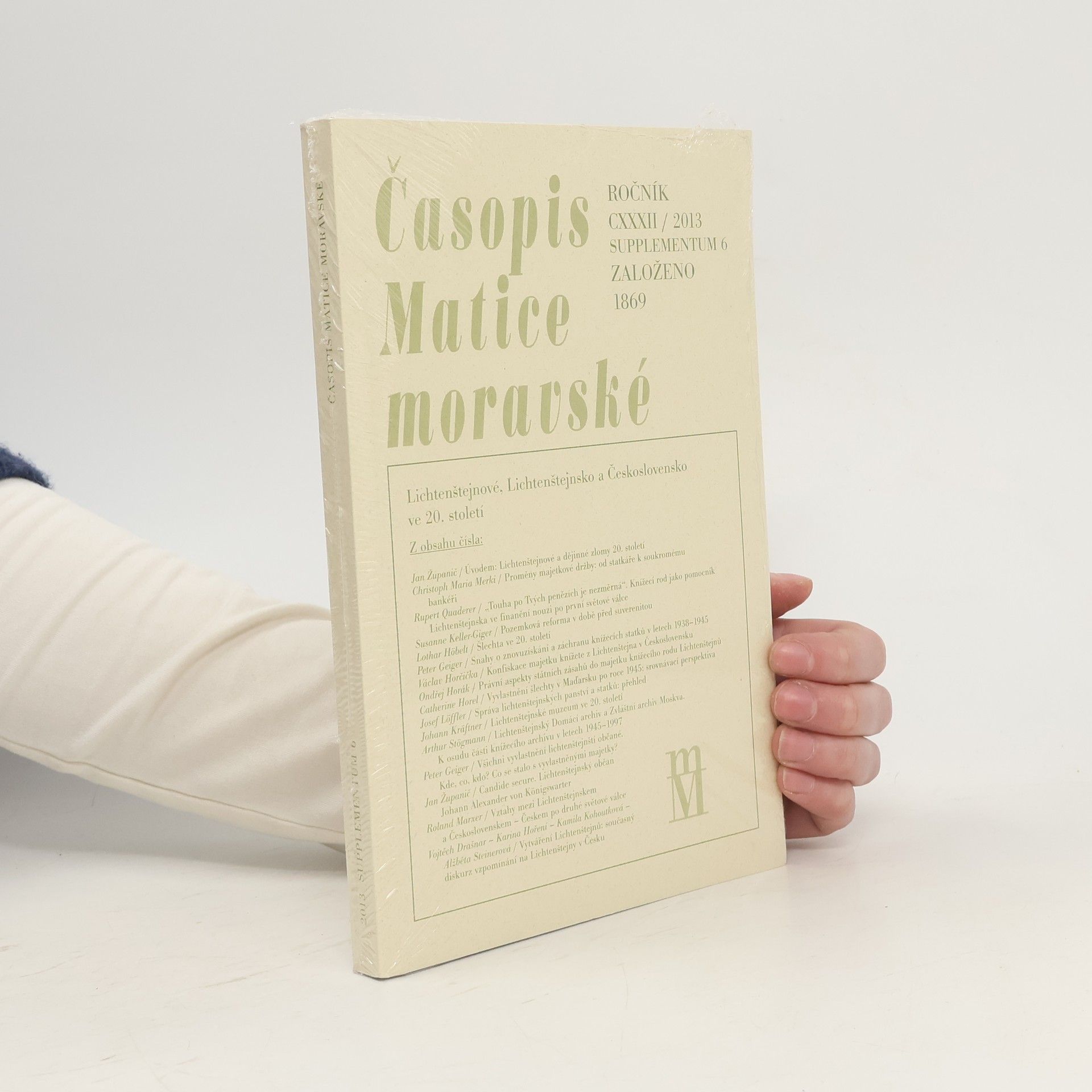 Autorenkollektiv Časopis Matice moravské. Supplementum 6