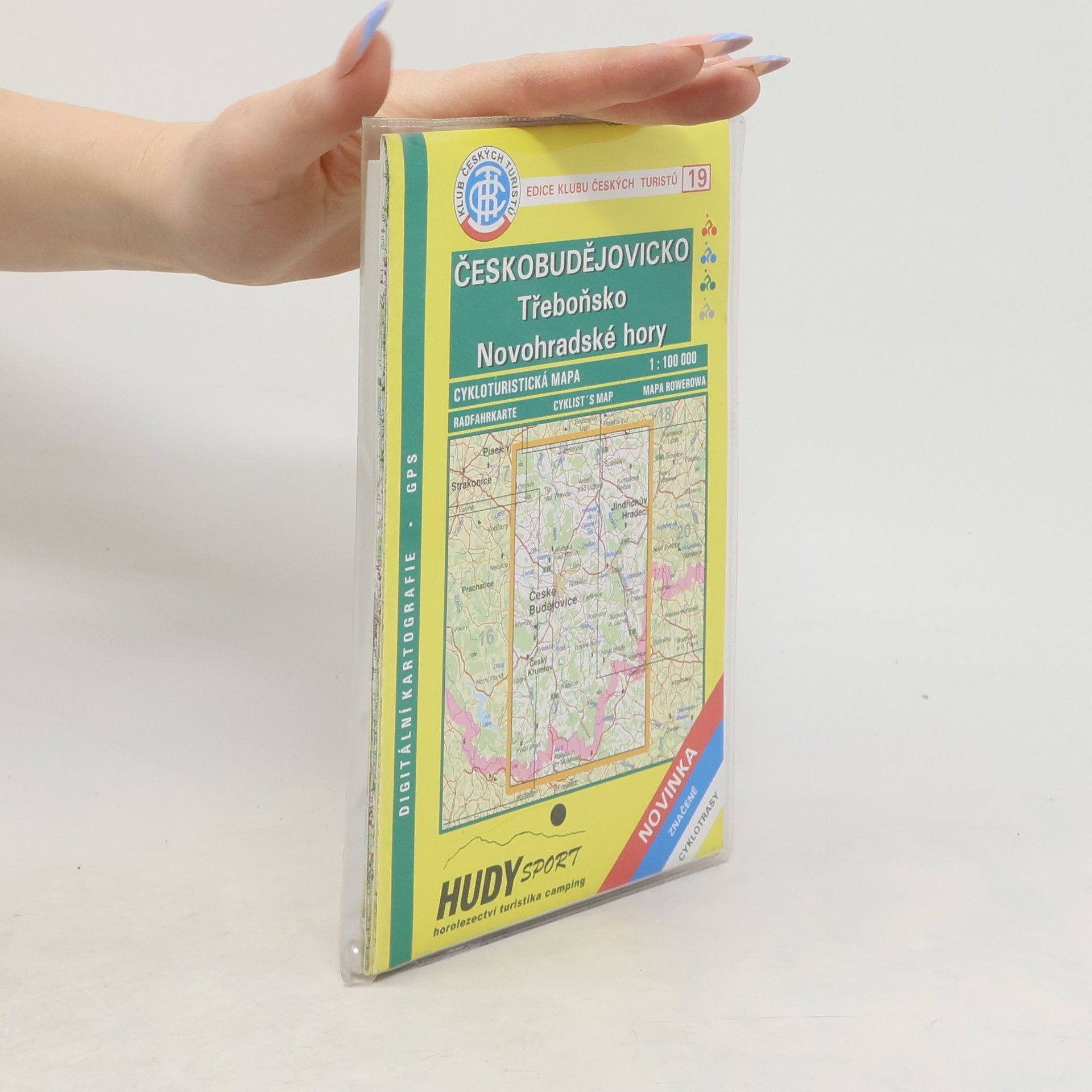 kolektiv Českobudějovicko. Třeboňsko. Novohradské hory. Cykloturistická mapa