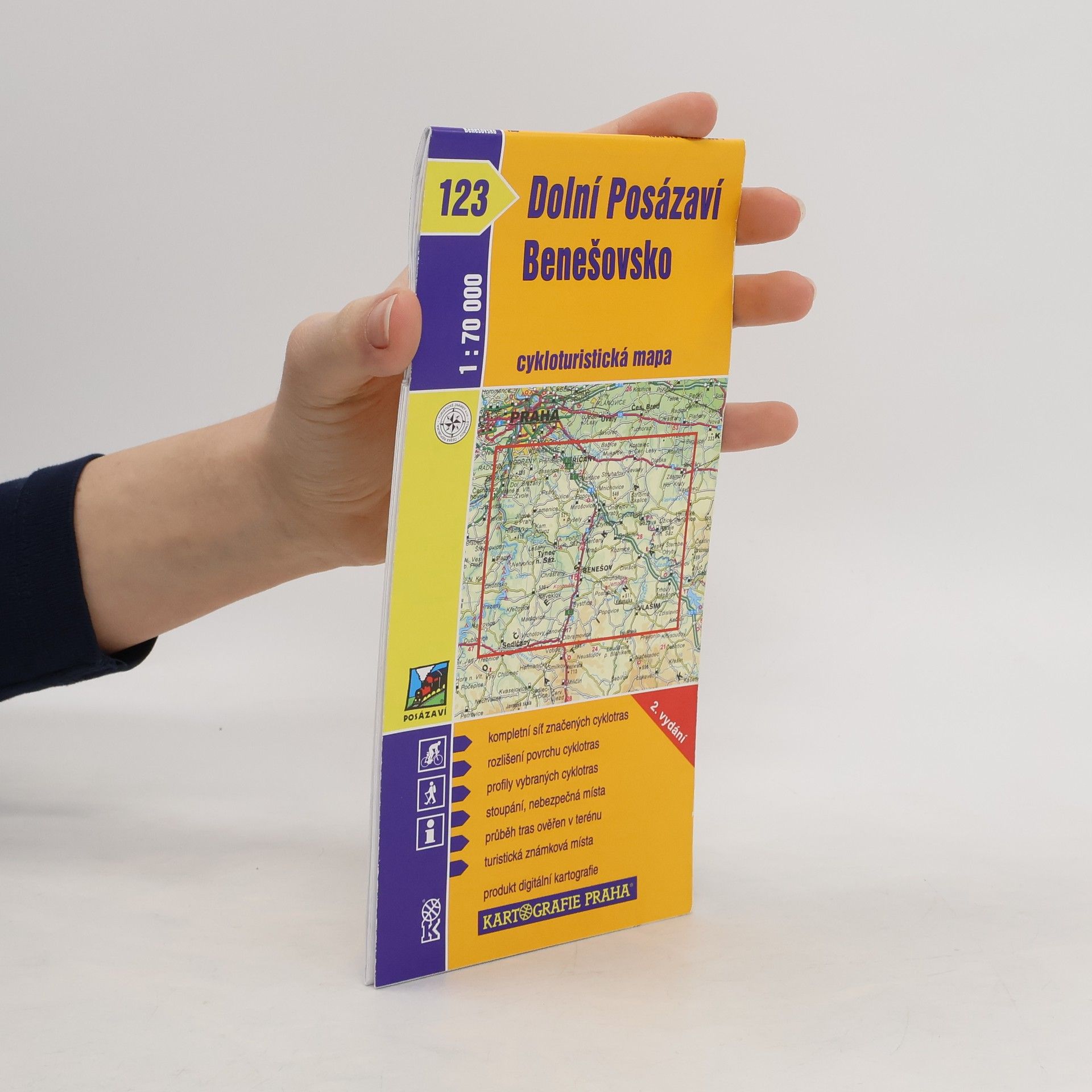 Collective 1: 70T(123)-Dolní Posázaví, Benešovsko (cykloturistická mapa)