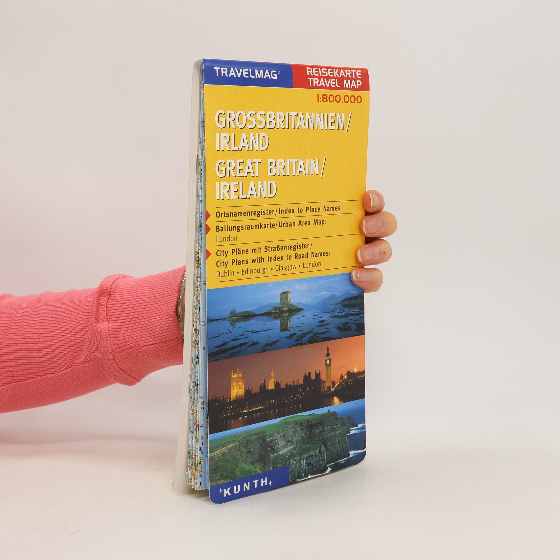 Kunth GmbH & Co. KG KUNTH Reisekarte Grossbritannien - Irland 1 : 800 000