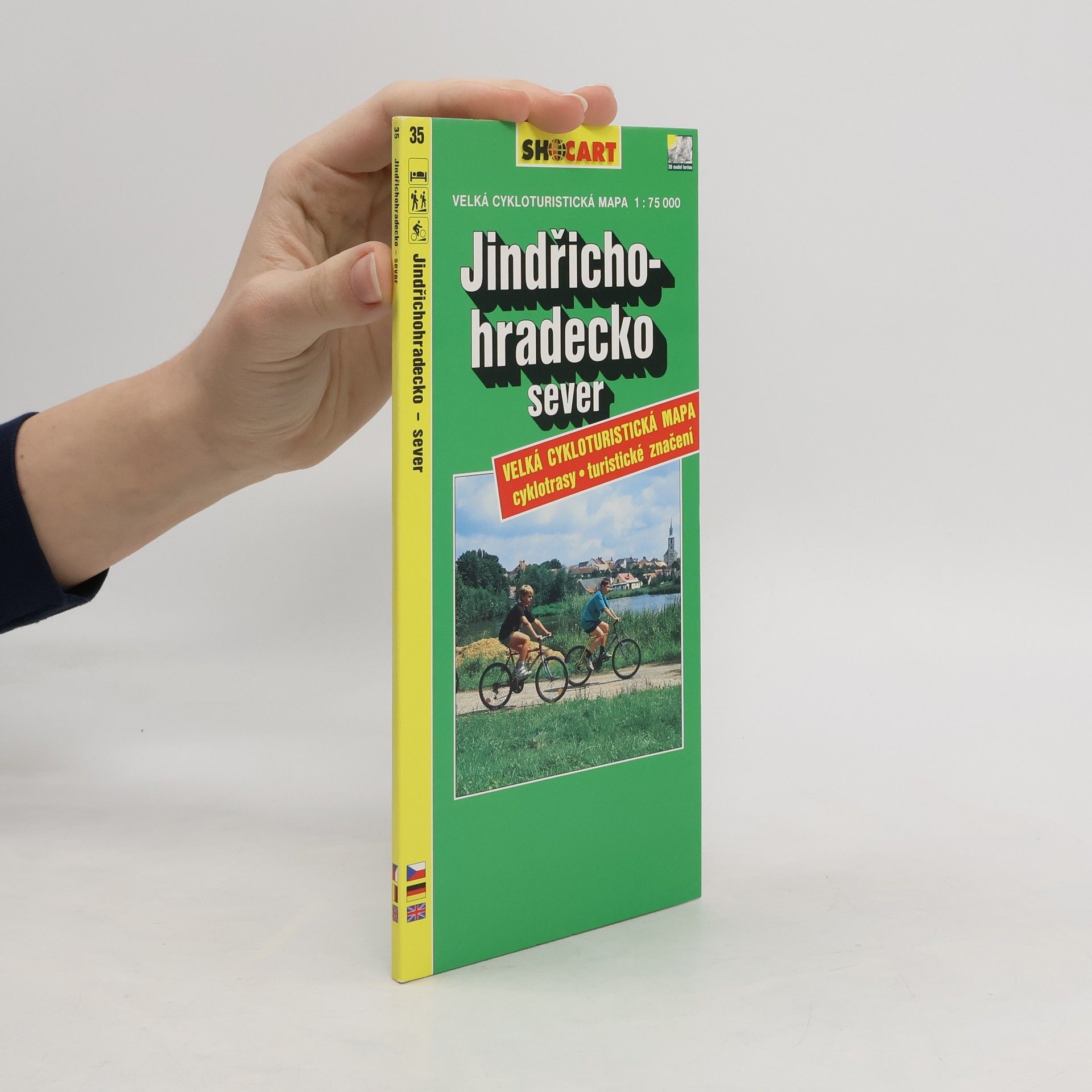 kolektiv Jindřichohradecko-sever velká cykloturistická mapa
