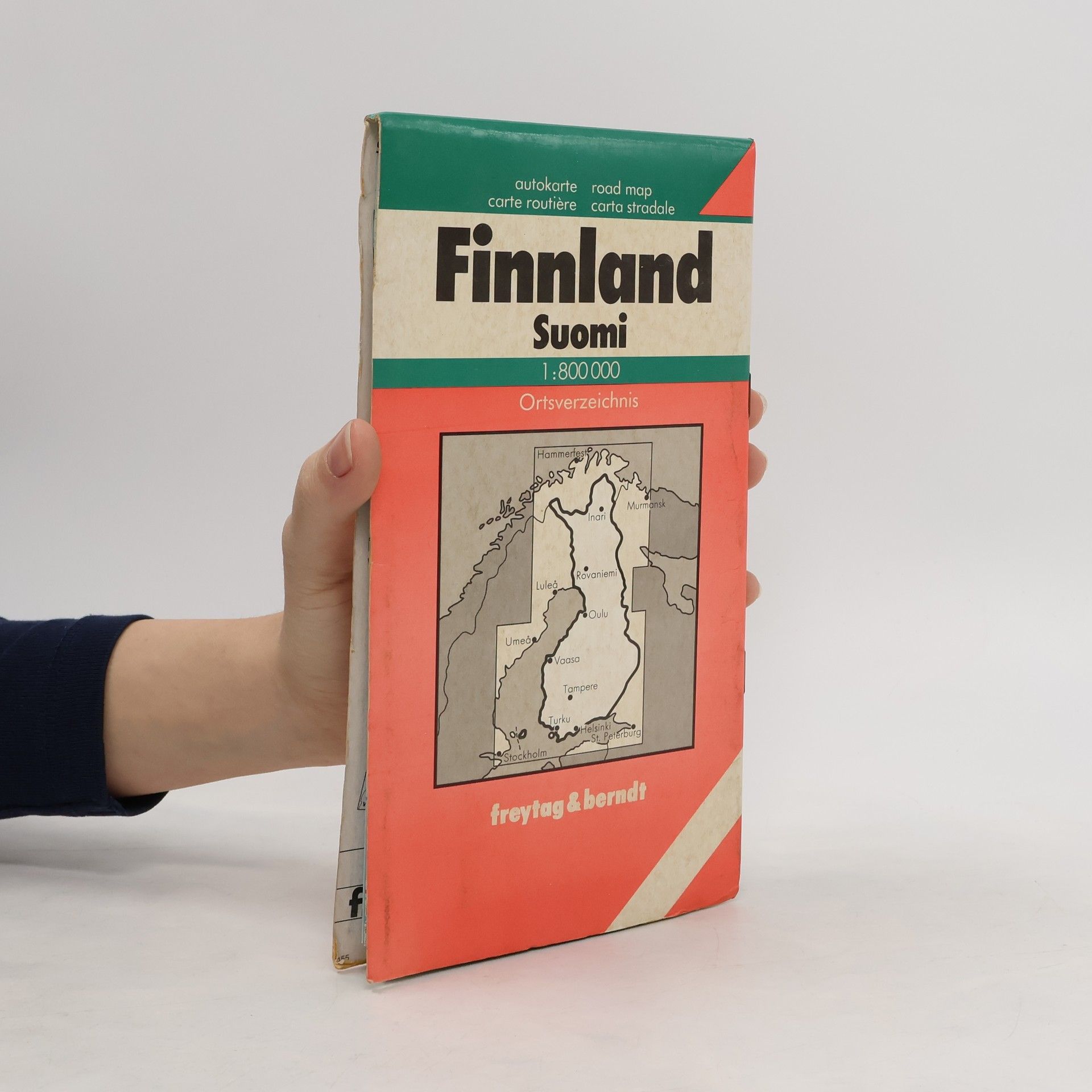 Autorenkollektiv Finsko 1:800 000 Automapa / Suomi 1:800 000