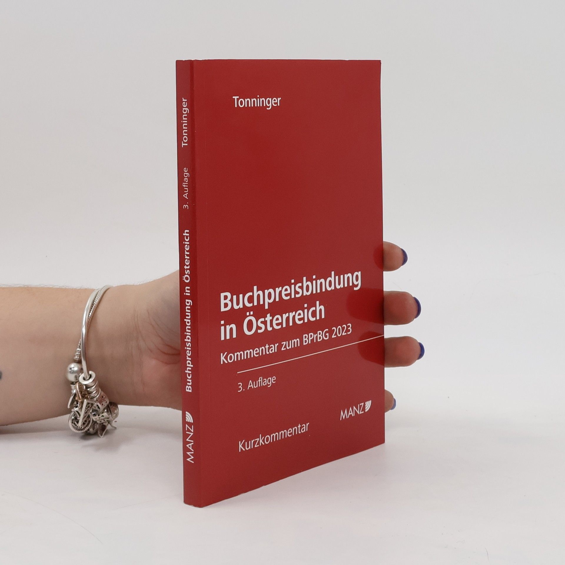 Bernhard Tonninger Buchpreisbindung in Österreich BPrBG 2023