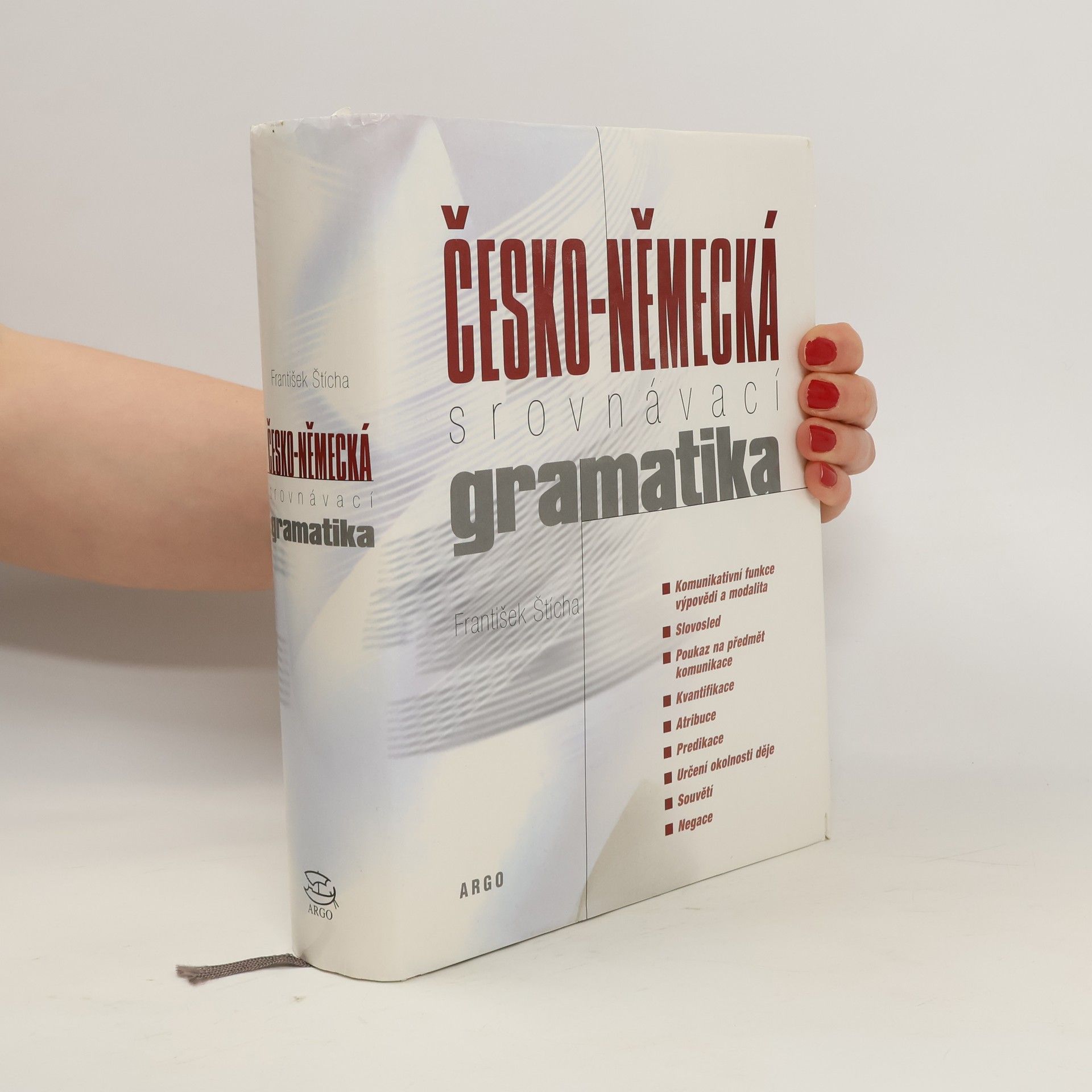 František Štícha Česko-německá srovnávací gramatika