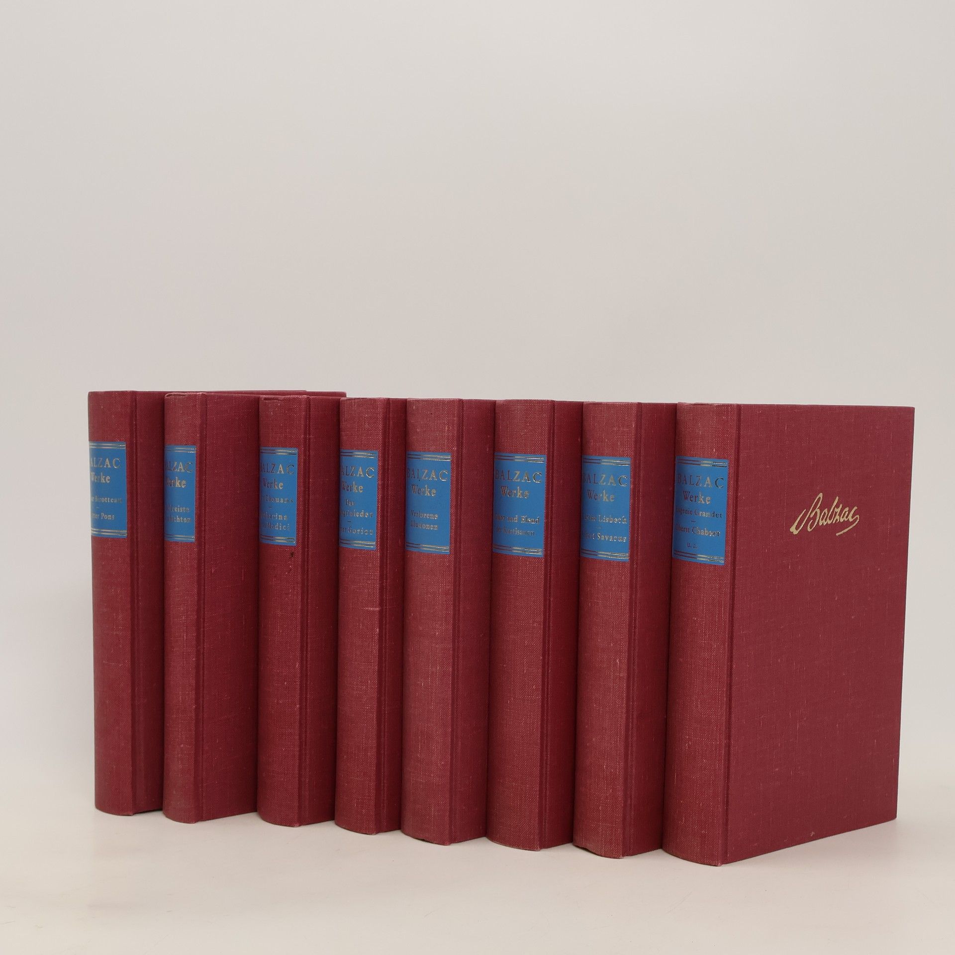Honoré de Balzac Werke 1 - 8