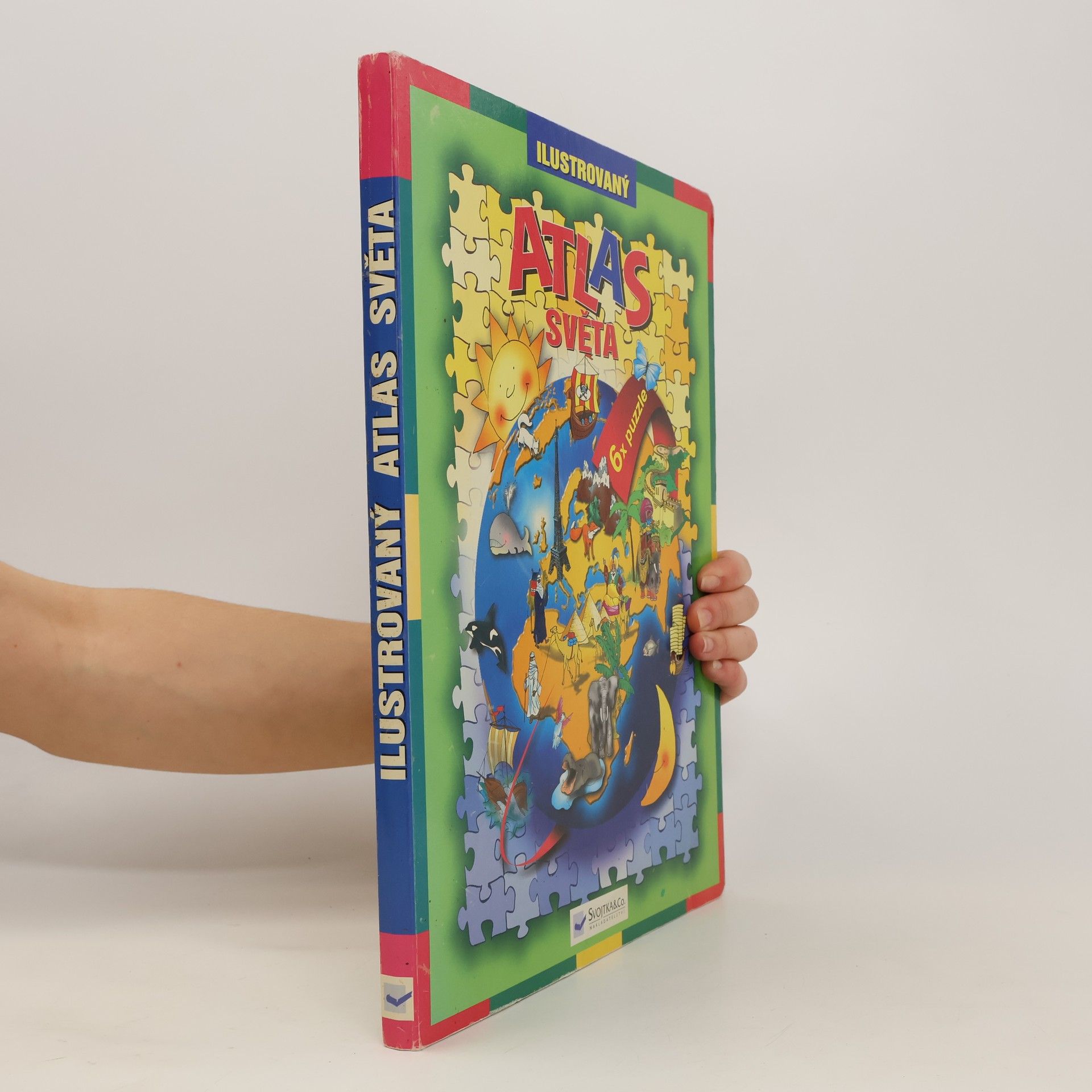 kolektiv Ilustrovaný atlas světa. 6 x puzzle