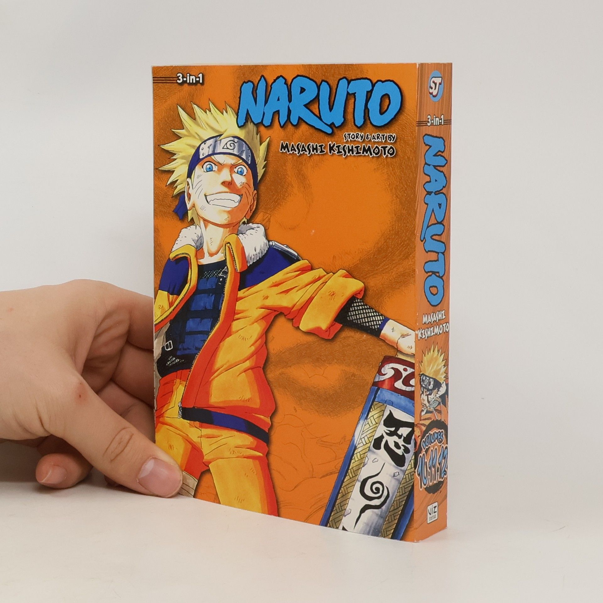 Masashi Kishimoto Naruto (3-in-1 Edition), Vol. 4