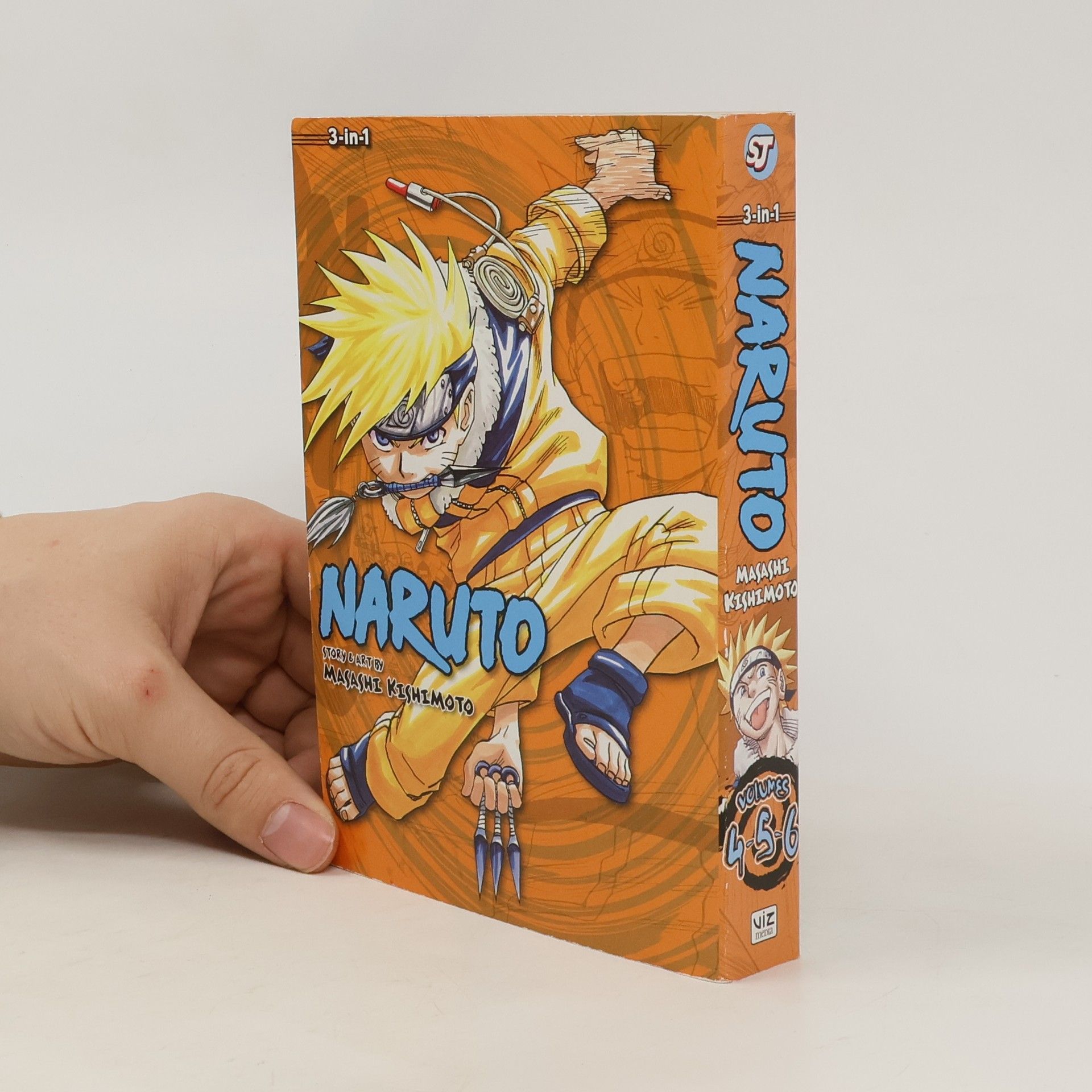 Masashi Kishimoto Naruto (3-in-1 Edition), Vol. 2