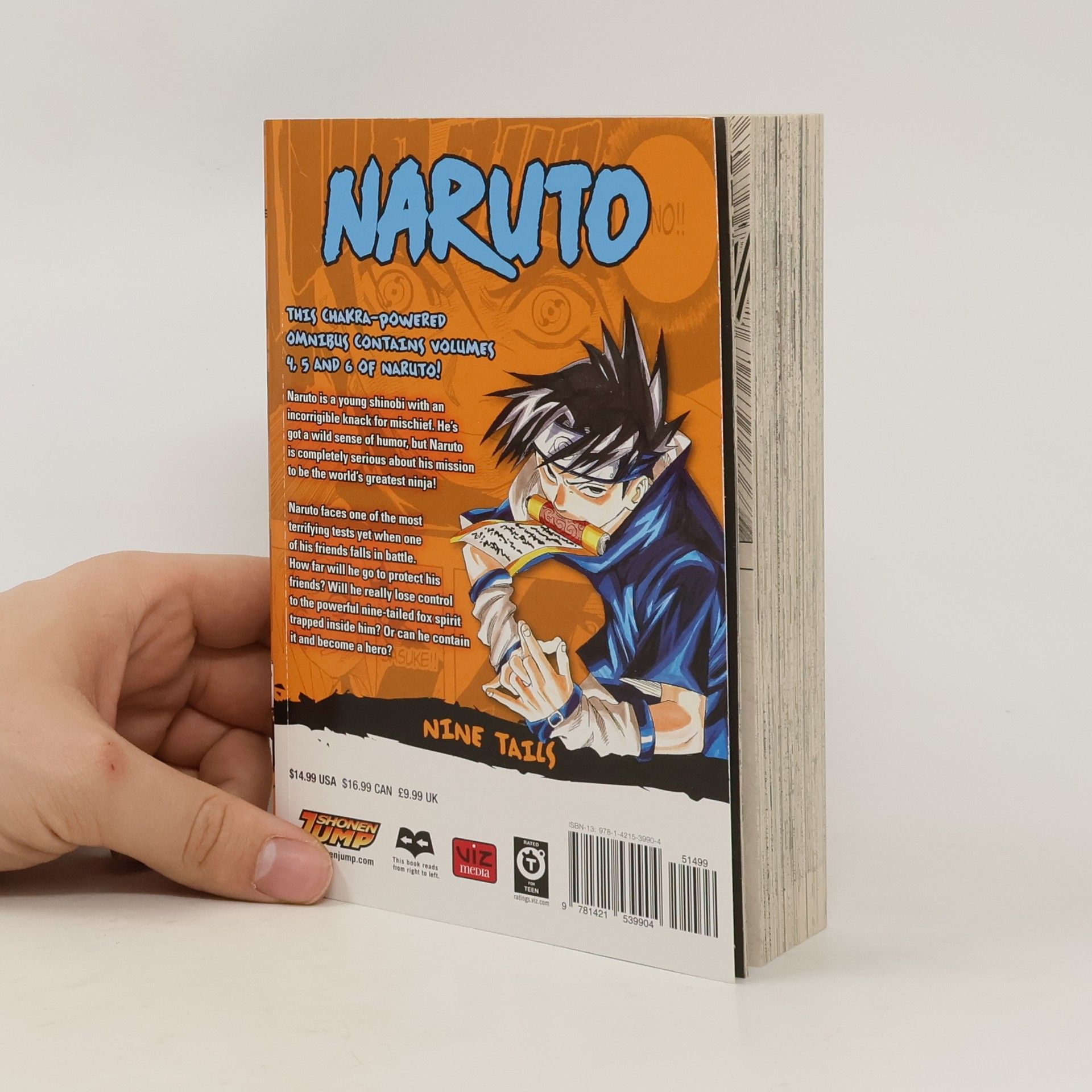 Masashi Kishimoto Naruto (3-in-1 Edition), Vol. 2