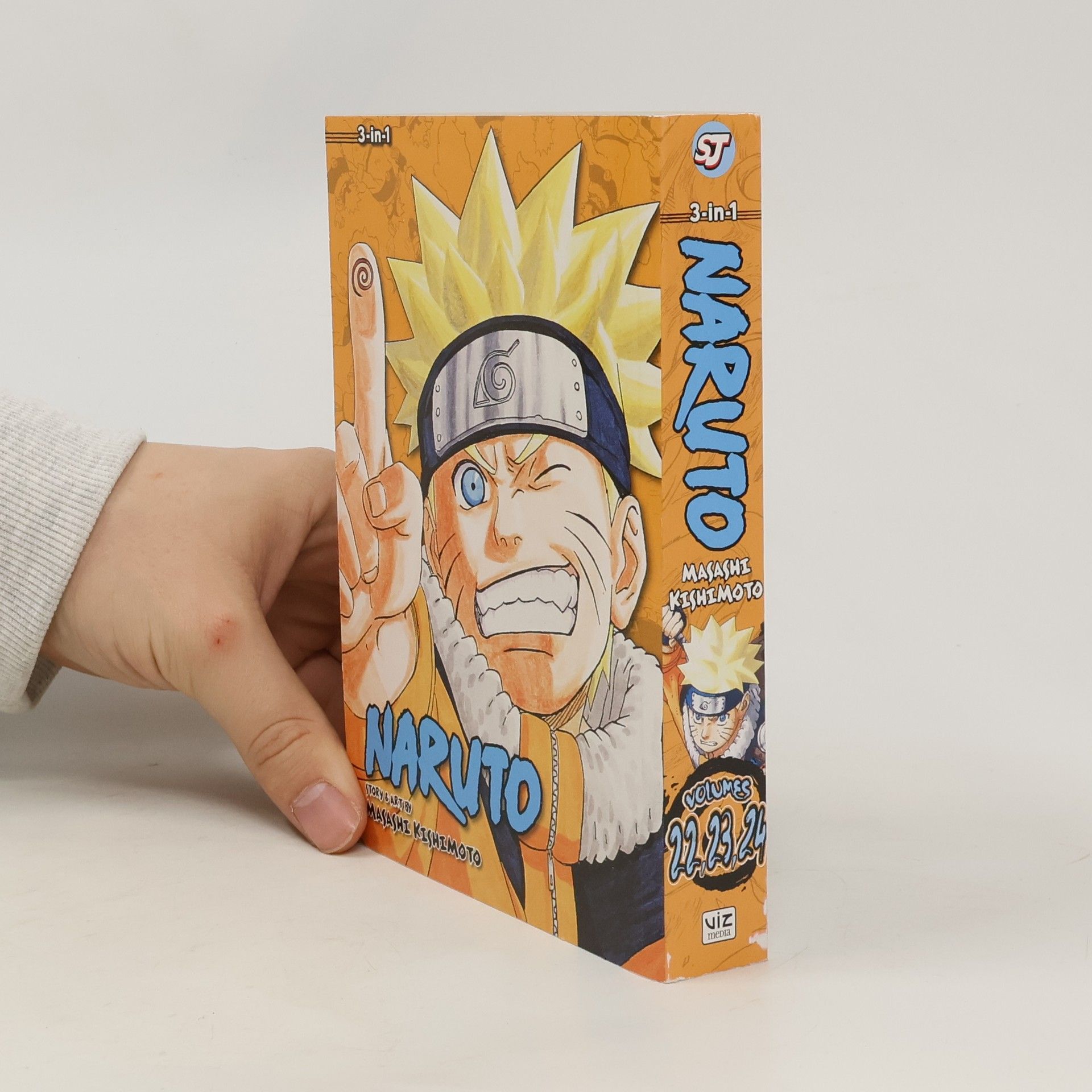 Masashi Kishimoto Naruto (3-in-1 Edition), Vol. 8