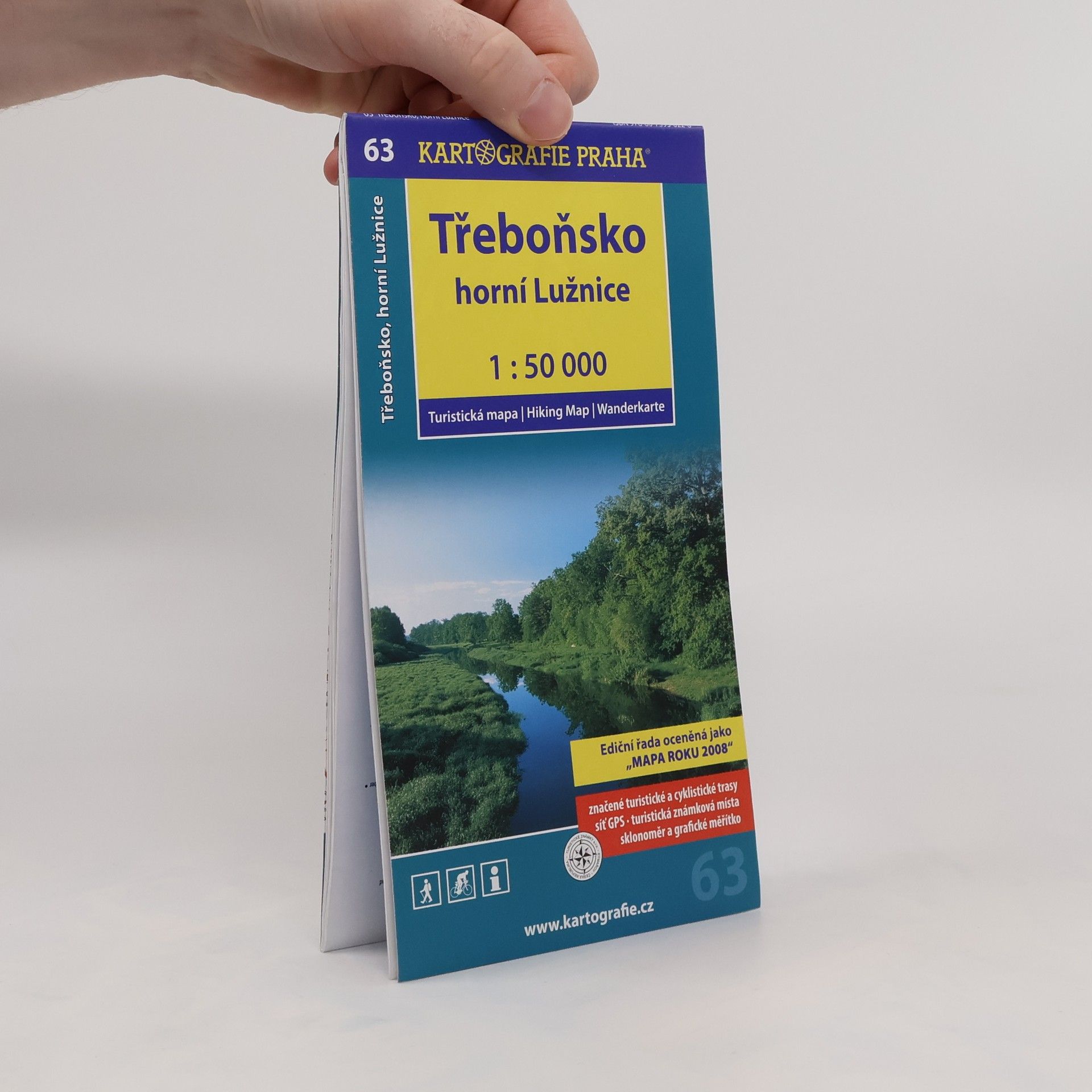 Kartografie Praha 1: 50T (63)-Třeboňsko,horní Lužnice (turistická mapa)