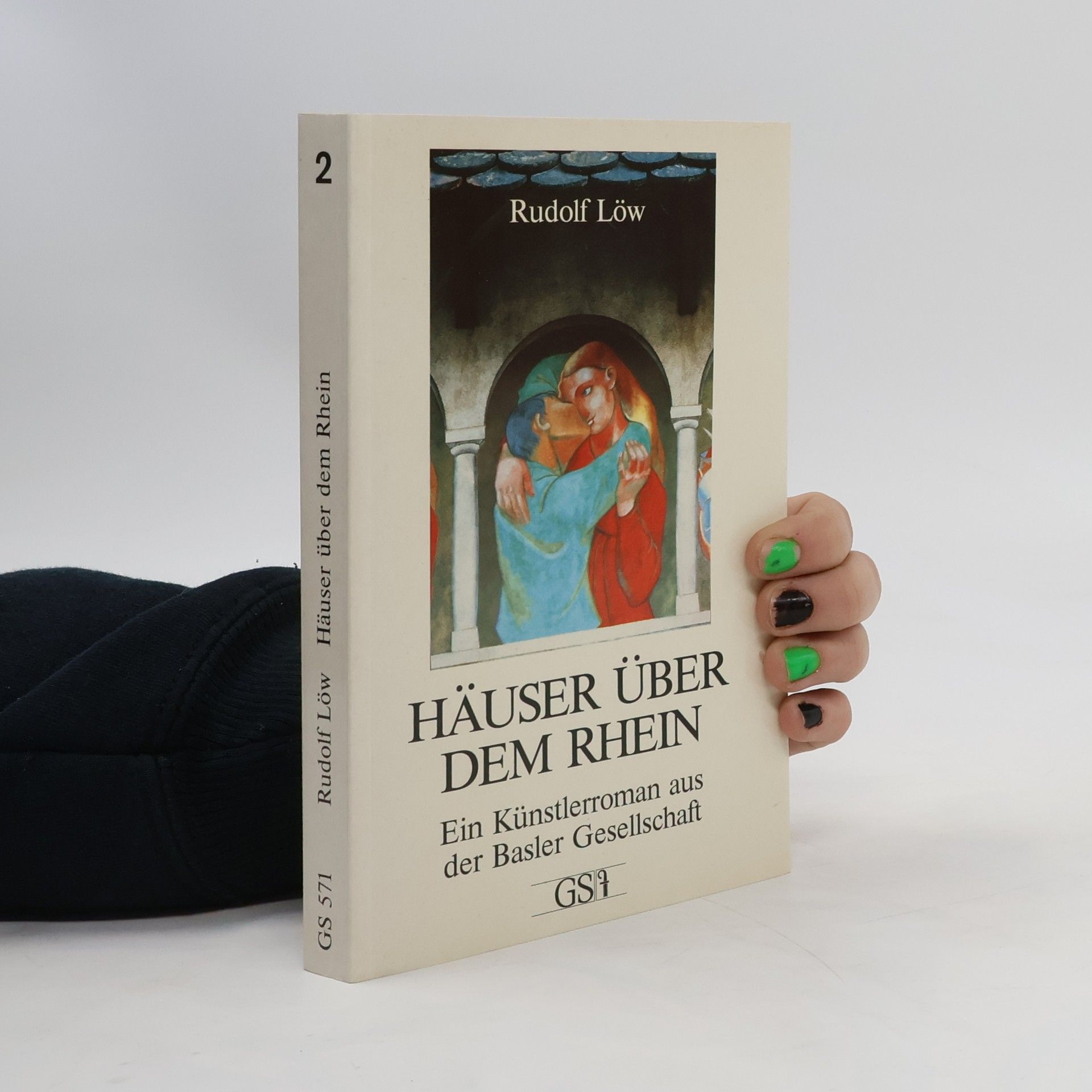 Rudolf Löw Häuser über dem Rhein 2