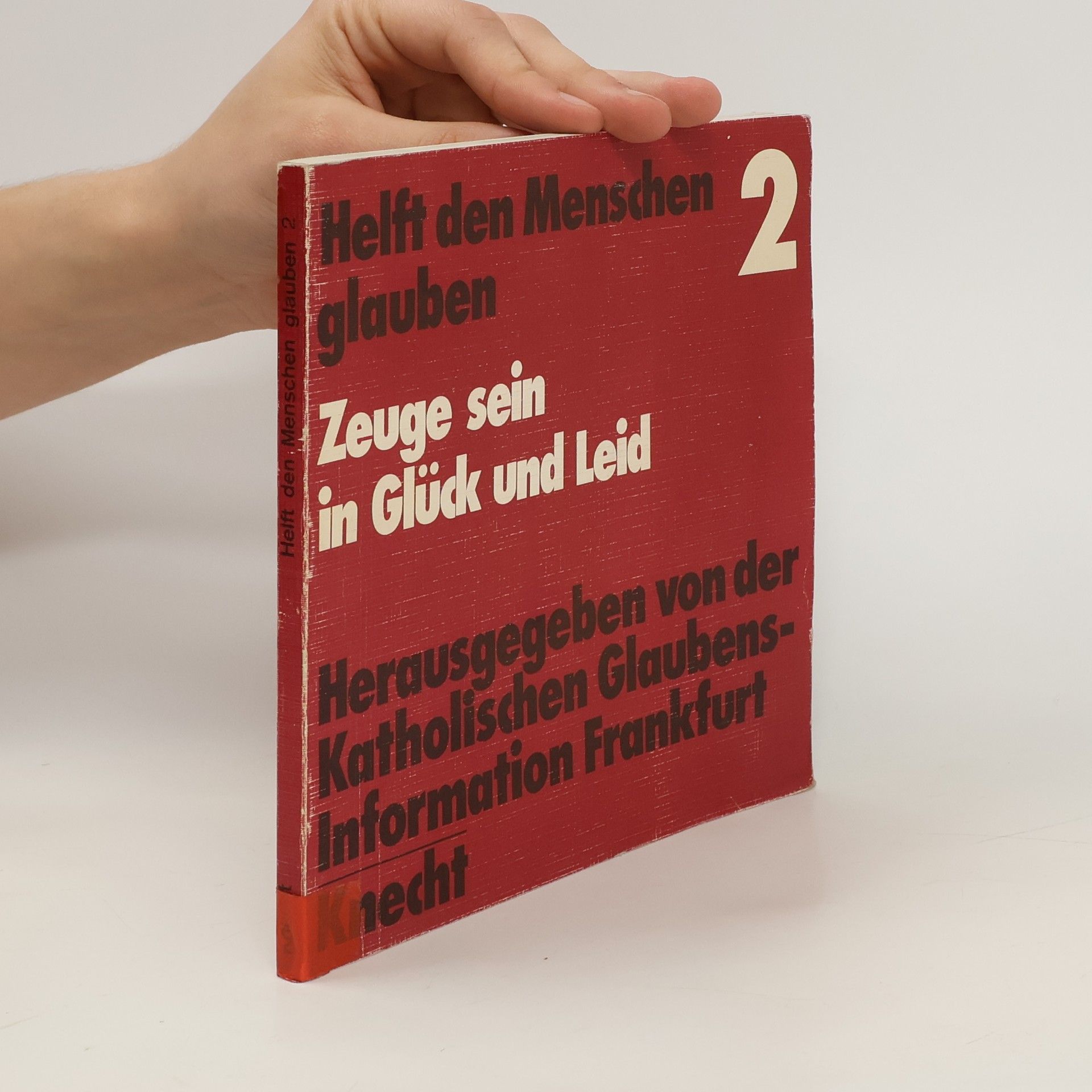 Paul Zulehner Helft den Menschen Glauben. Bd. 2. Zeuge sein in Glück und Leid
