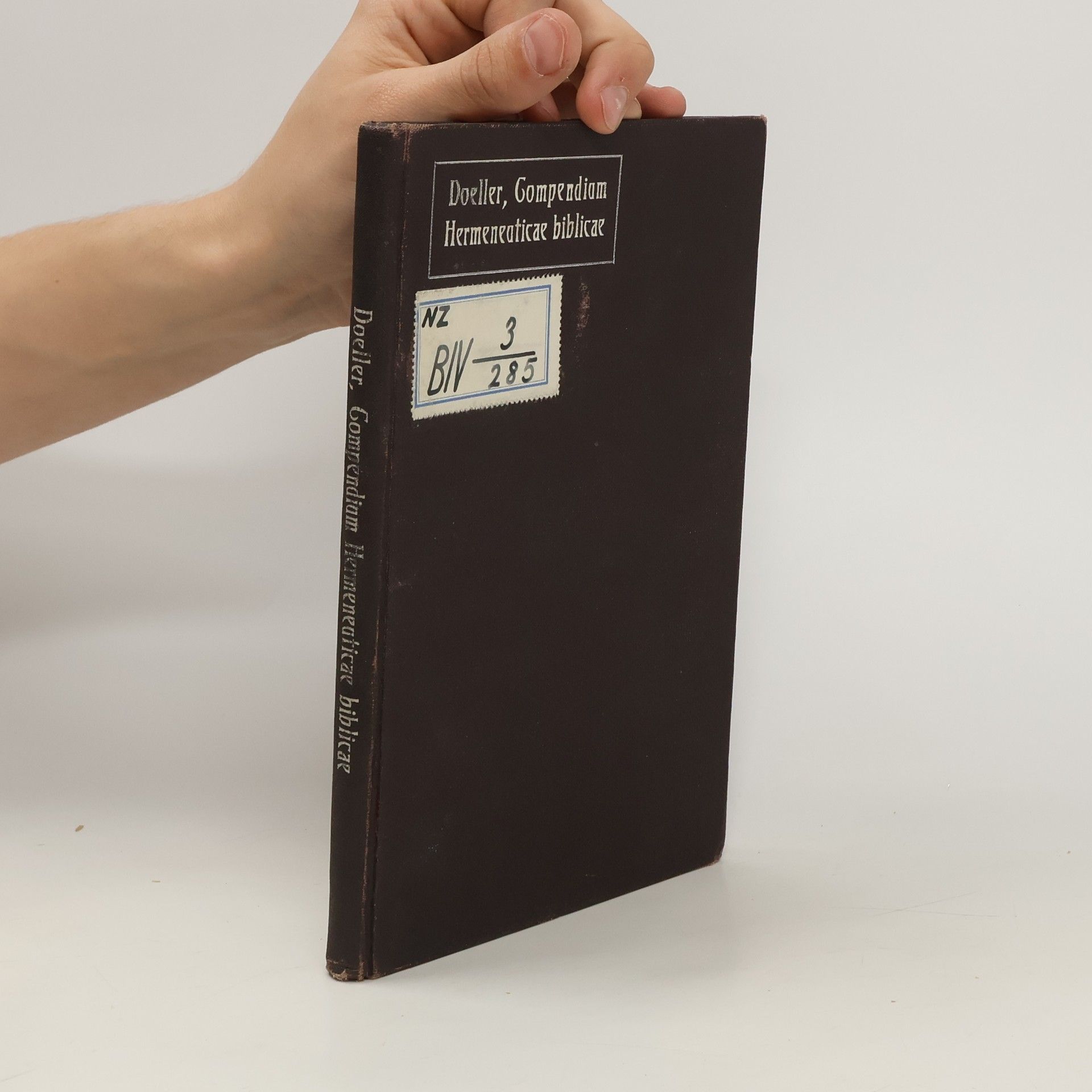 Johann Döller Compendium Hermeneuticae biblicae