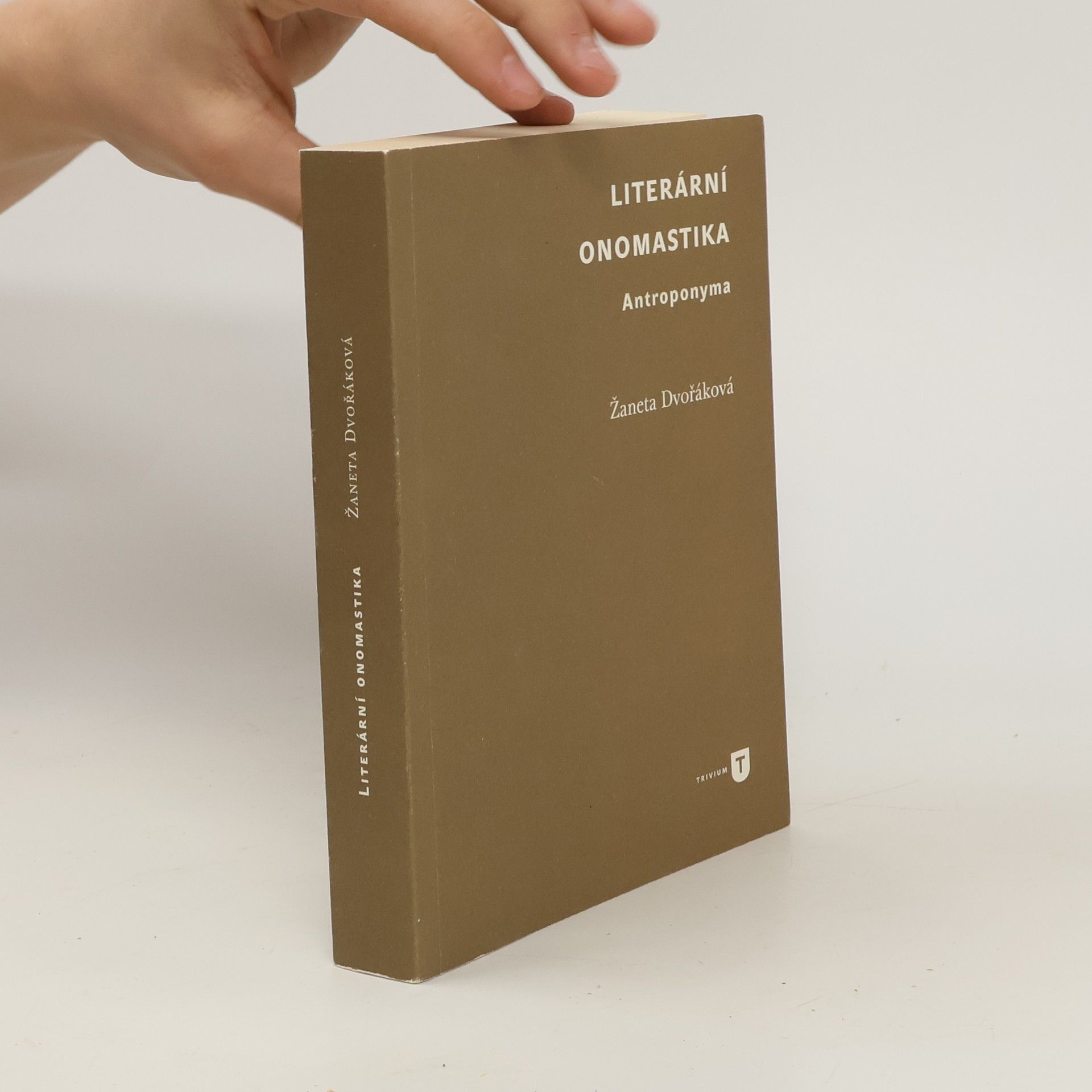 Žaneta Dvořáková Literární onomastika