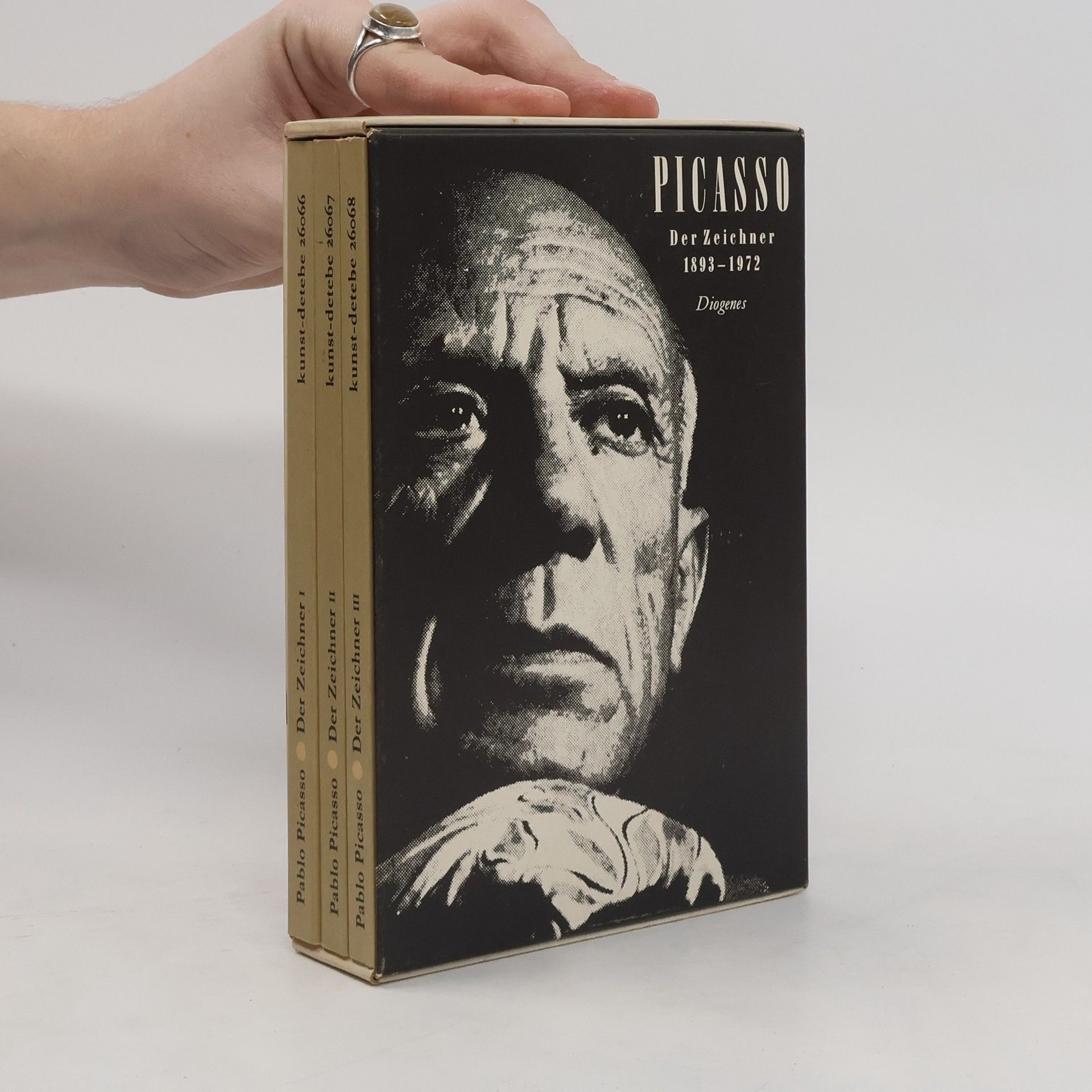 Pablo Picasso Der Zeichner 1893-1972, 3 Bde.. Die 300 schönsten Zeichnungen und Graphiken. Hrsg. v. Jean Jouvet