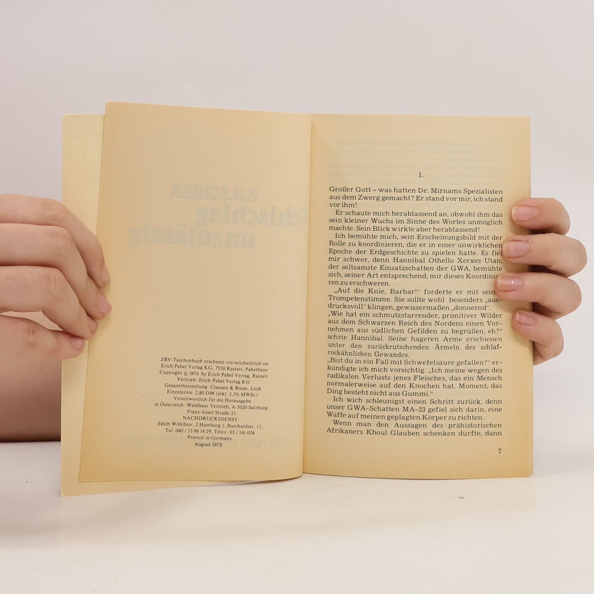 K. H. Scheer Fehlschlag unzulässig
