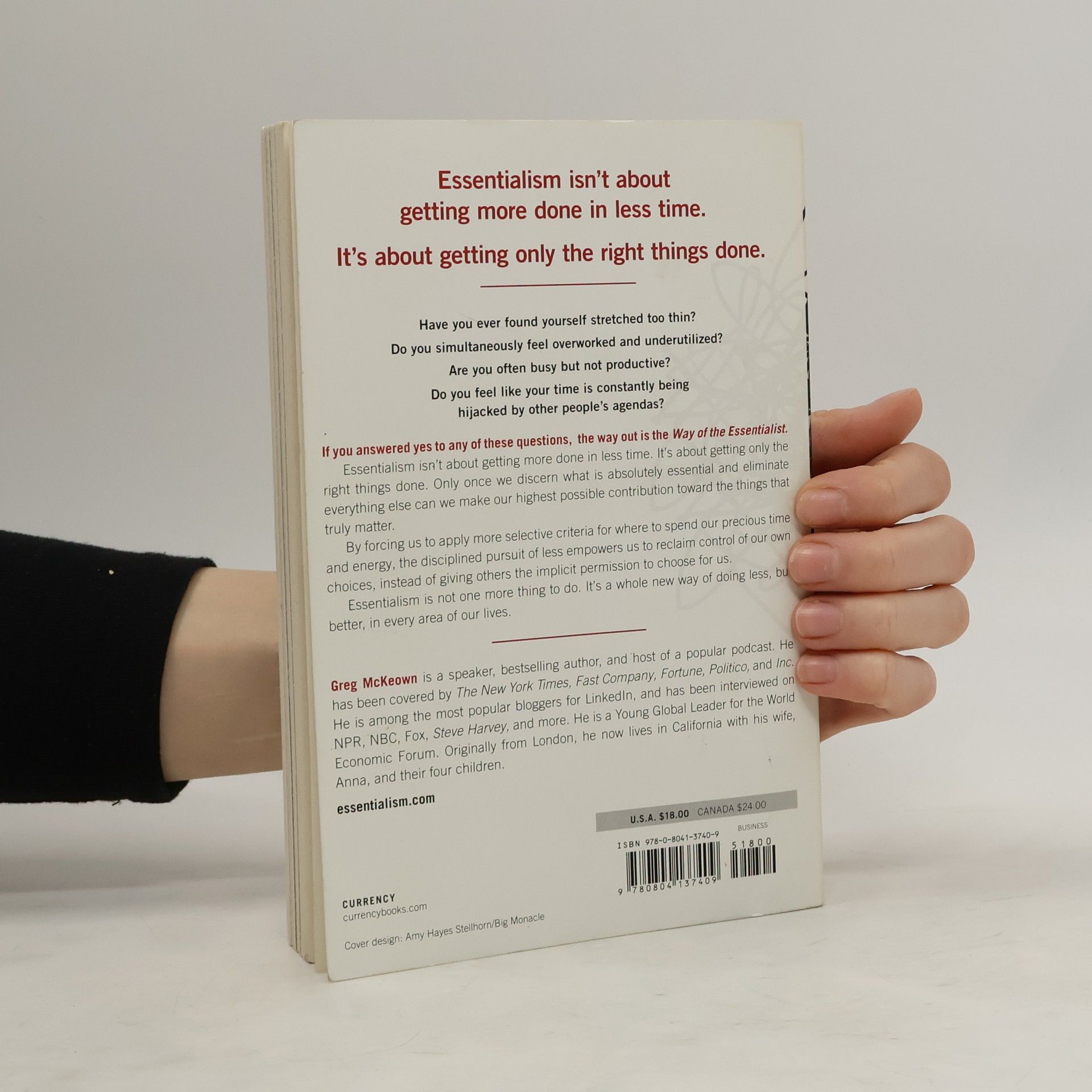 Greg McKeown Essentialism