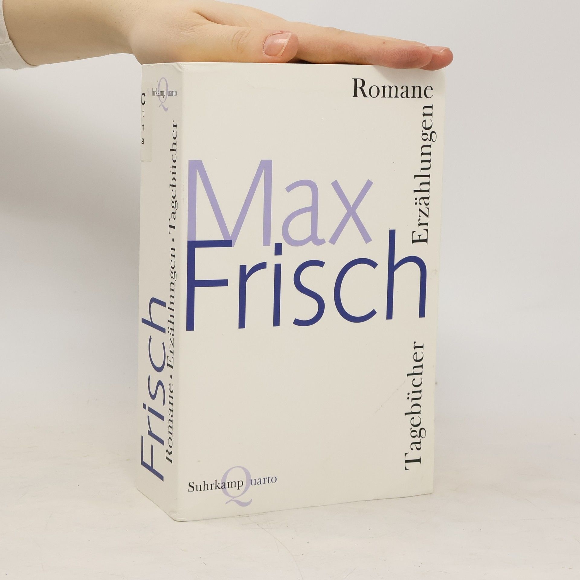 Max Frisch Romane, Erzählungen, Tagebücher