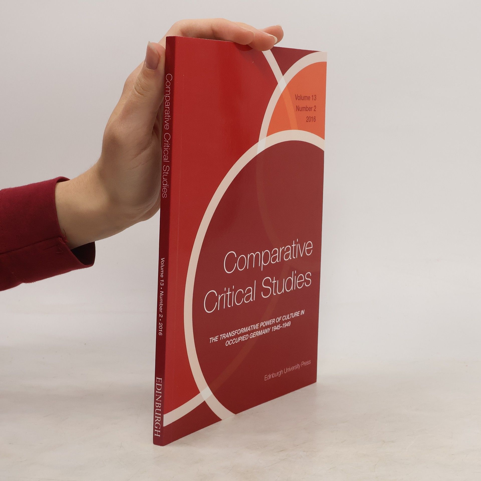 Autores varios Comparative Critical Studies. Volume 13. 2/2016