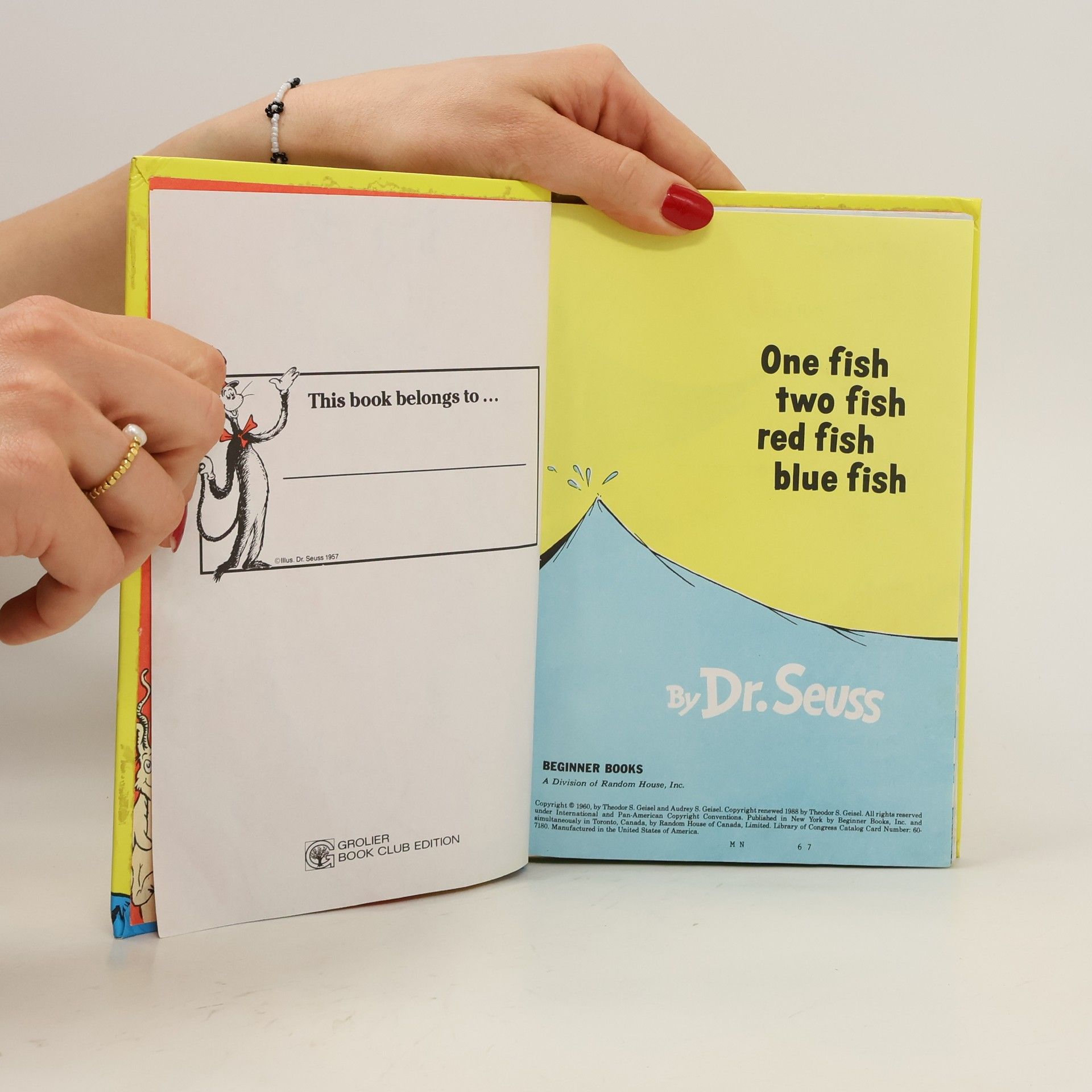 Dr. Seuss One Fish Two Fish Red Fish Blue Fish