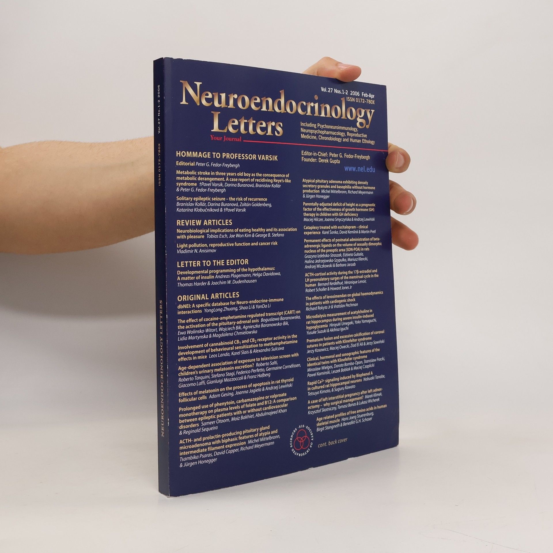 Various authors Neuroendocrinology Letters 1-2/2006