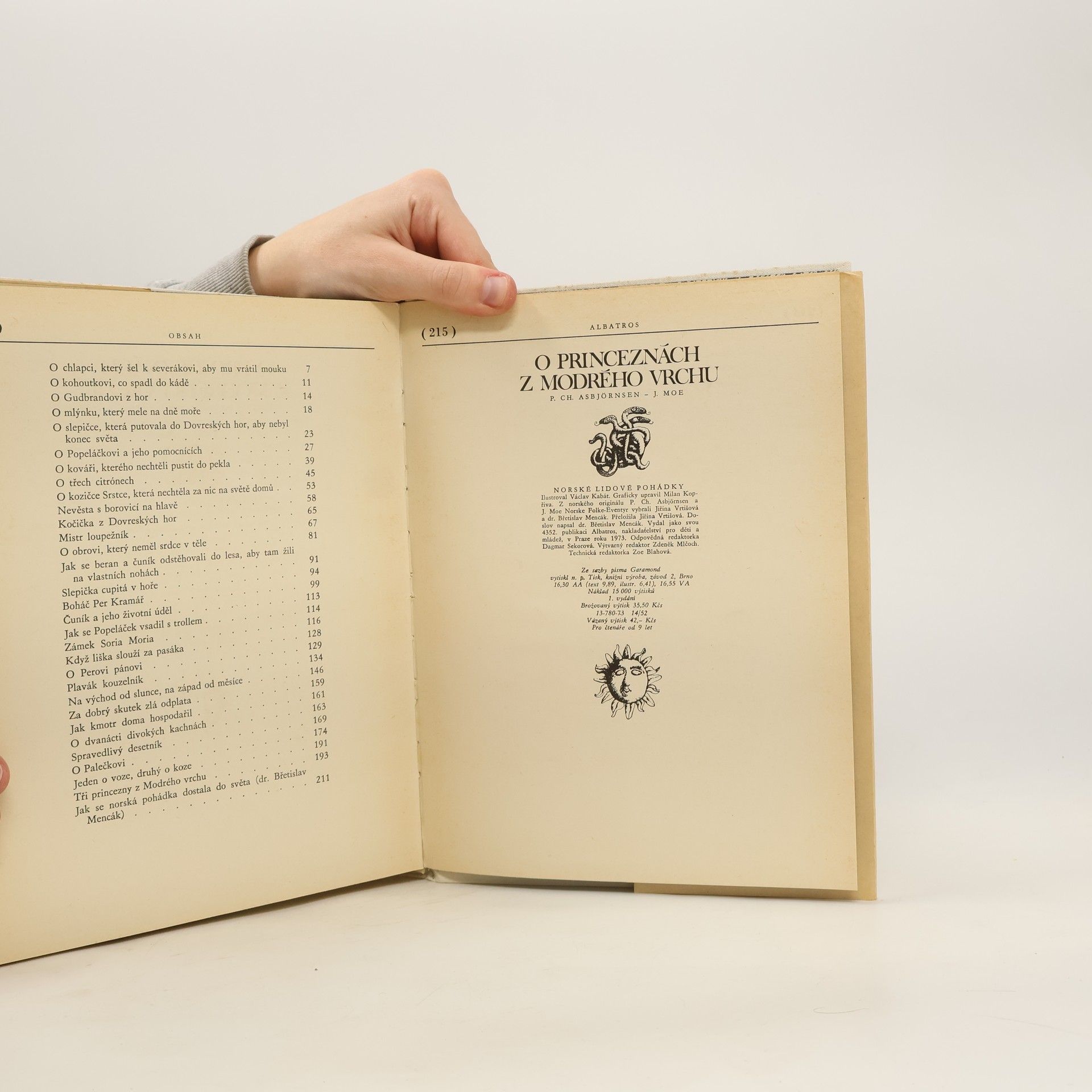 Moe Jörgen Asbjörnsen P. Ch. O princeznách z modrého vrchu