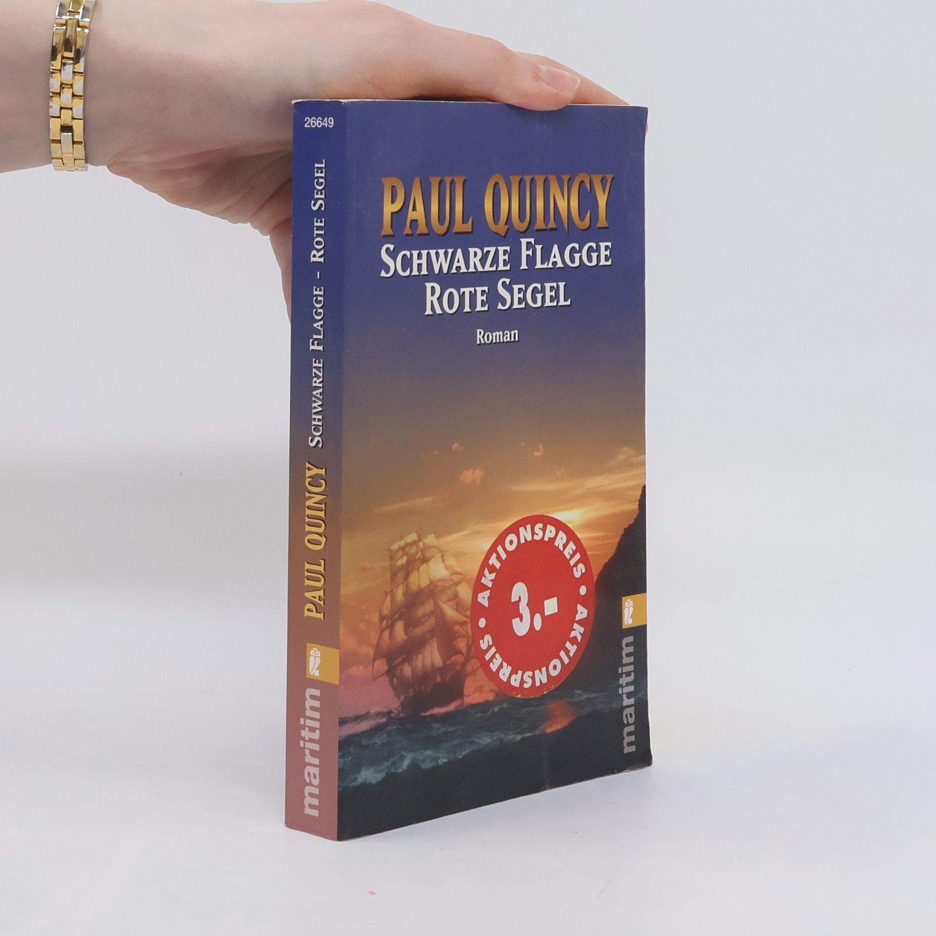 Paul Quincy Schwarze Flagge - rote Segel