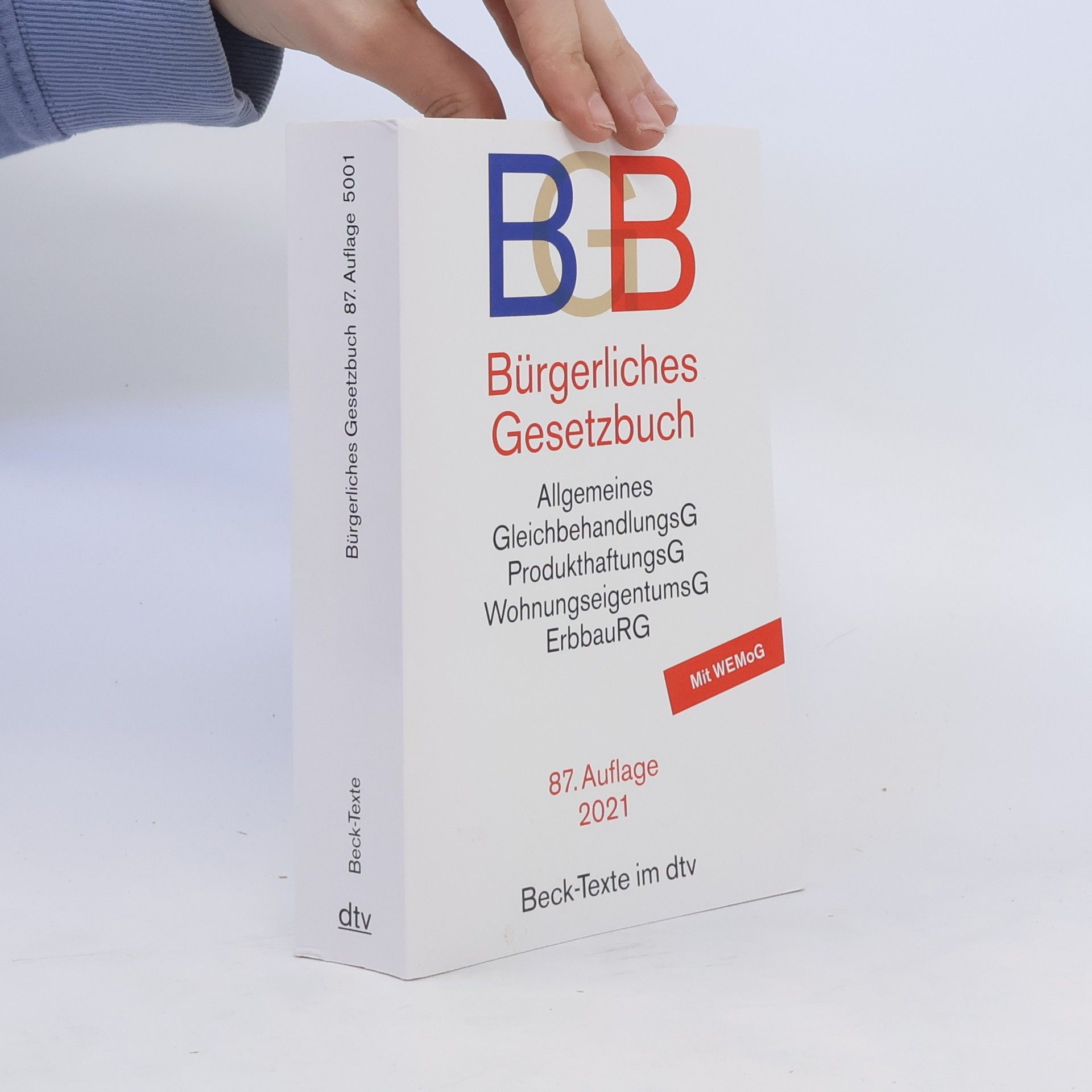 AA.VV. Bürgerliches Gesetzbuch. 87. Auflage 2021
