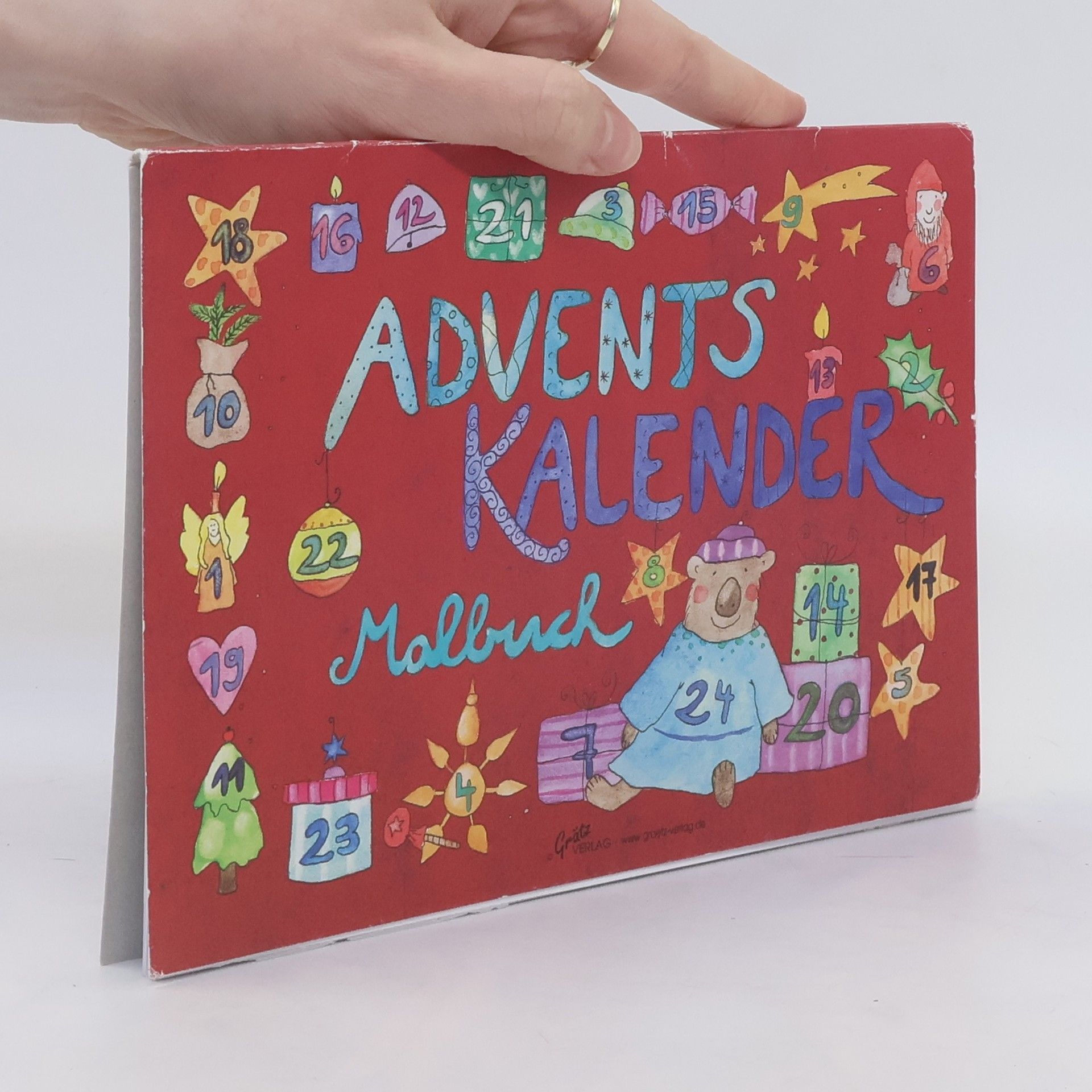 kolektiv Adventskalender. Malbuch