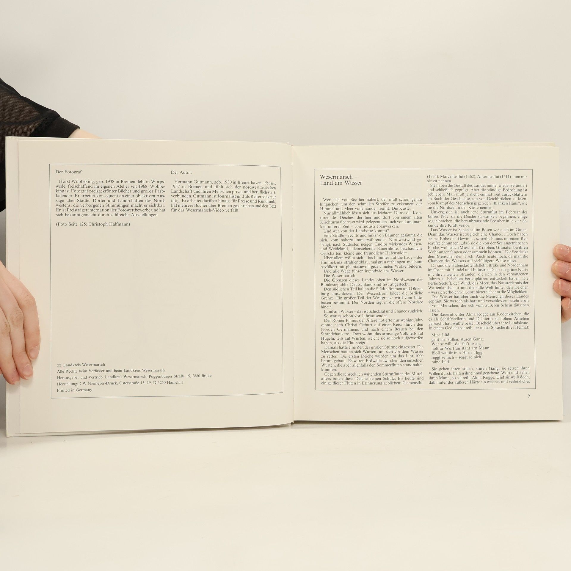 Various authors Wesermarsch. Land am Wasser