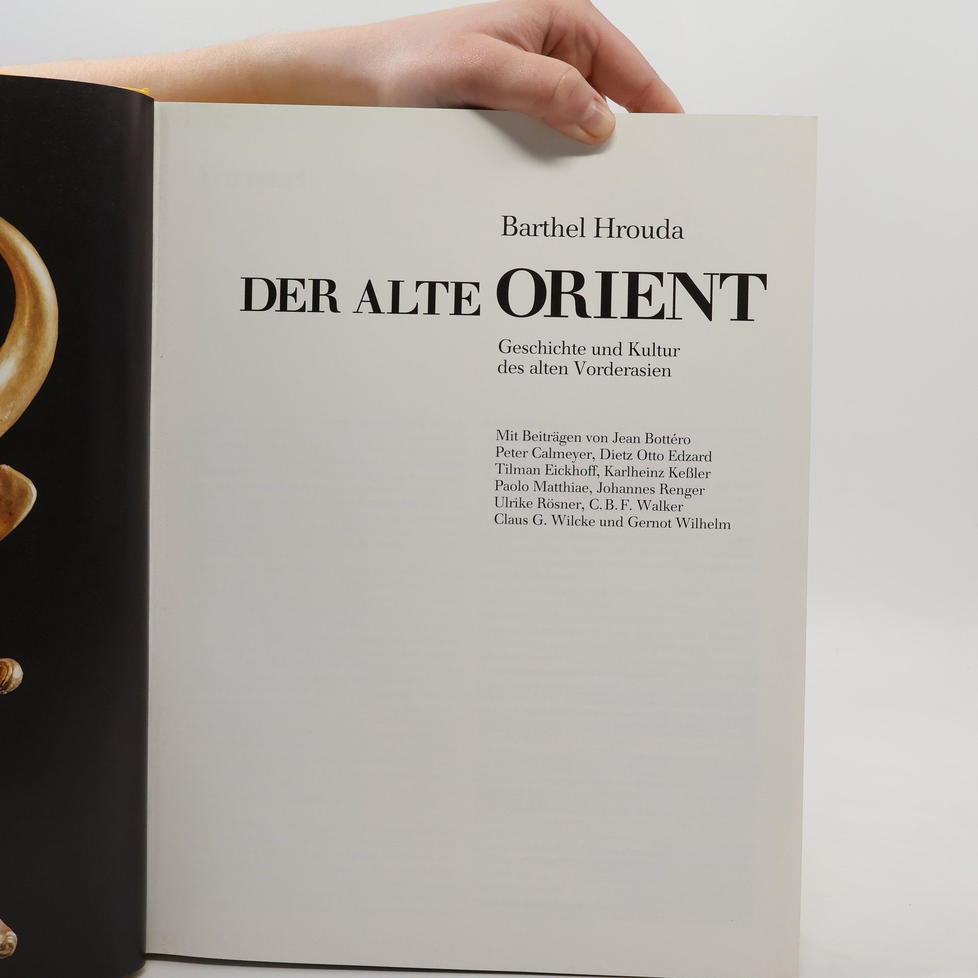 Barthel Hrouda Der Alte Orient. Geschichte und Kultur des alten Vorderasien