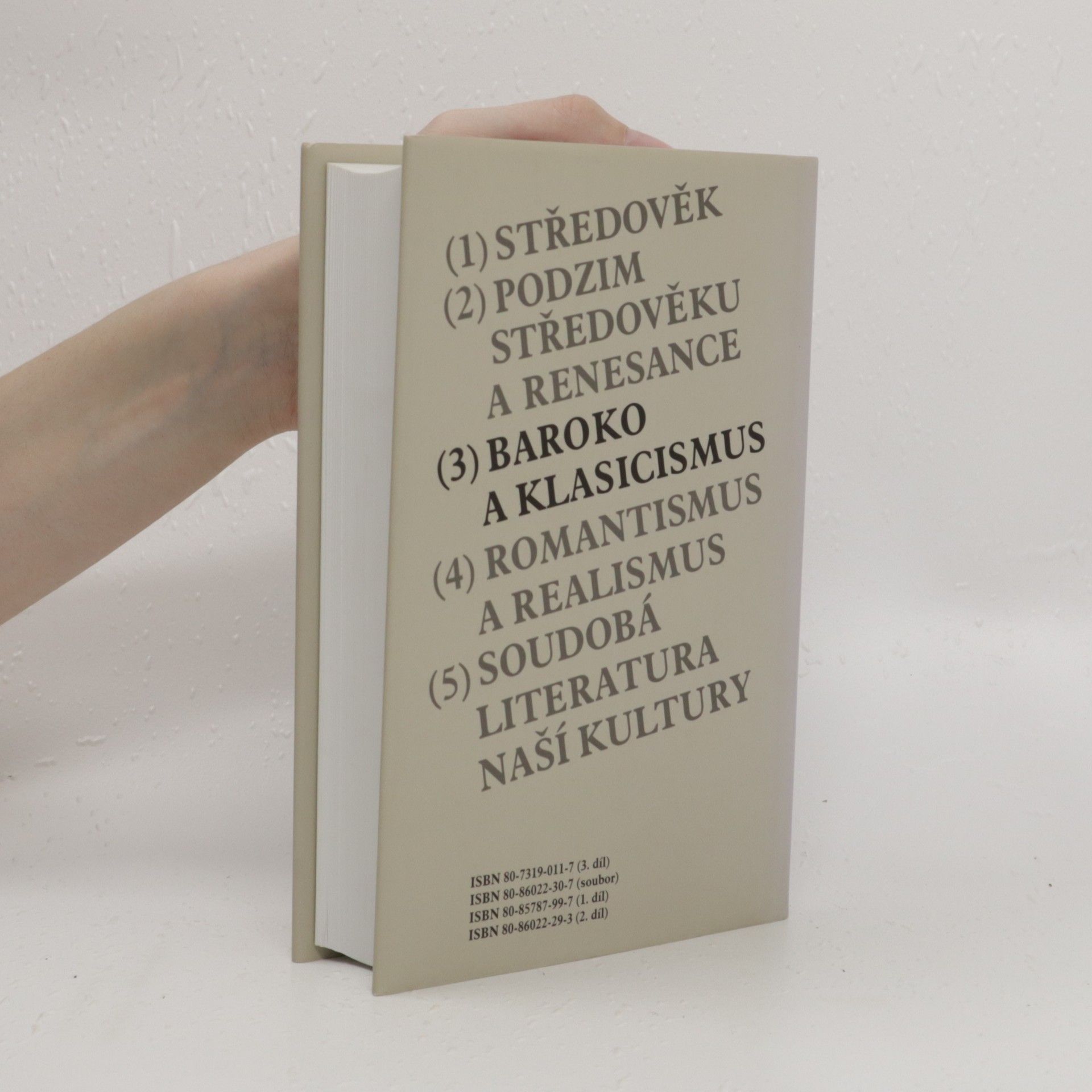 Václav Černý Soustavný přehled obecných dějin literatury naší vzdělanosti 3. – Baroko a klasicismus