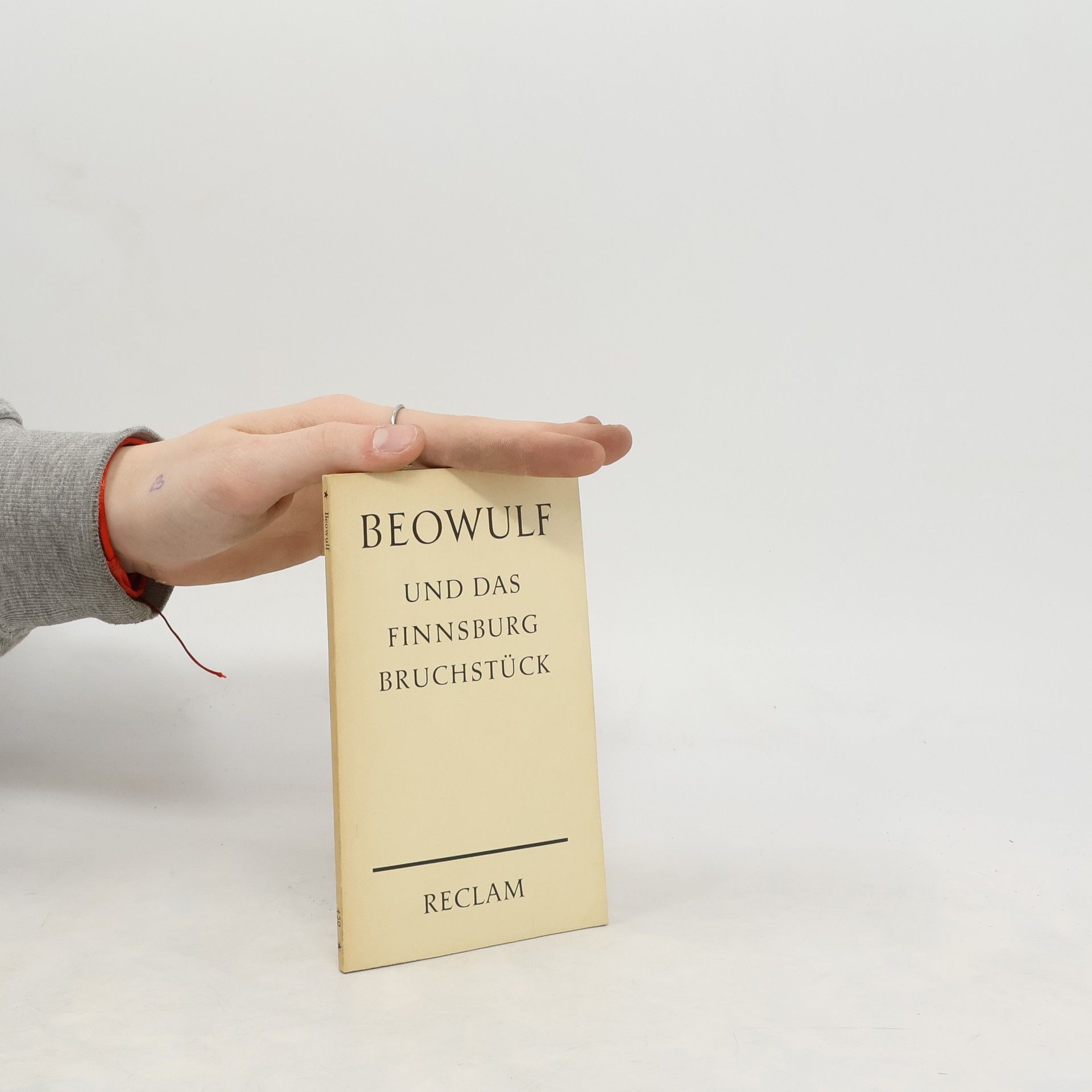 Felix Genzmer Beowulf und das Finnsburg-Bruchstück