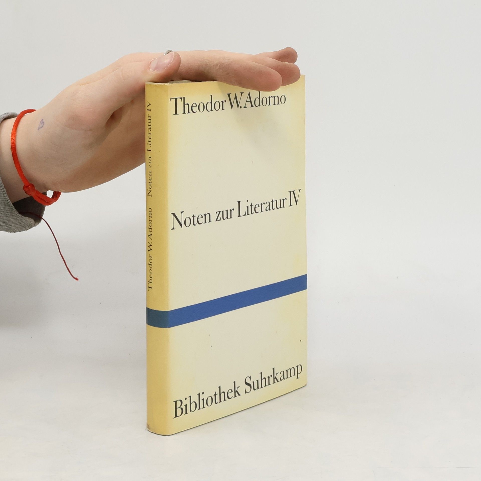 Theodor W. Adorno Noten zur Literatur IV