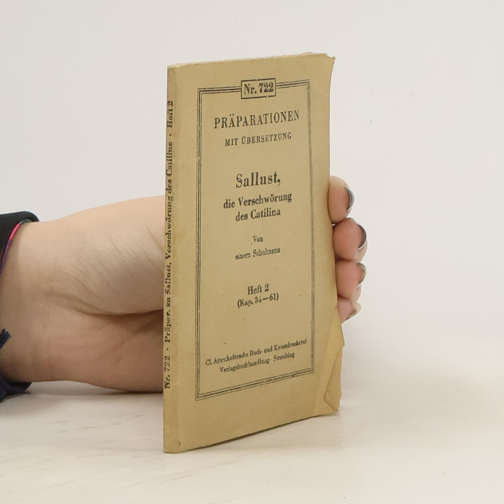 kolektiv Sallust, die Verschwörung des Catilina. Heft 2