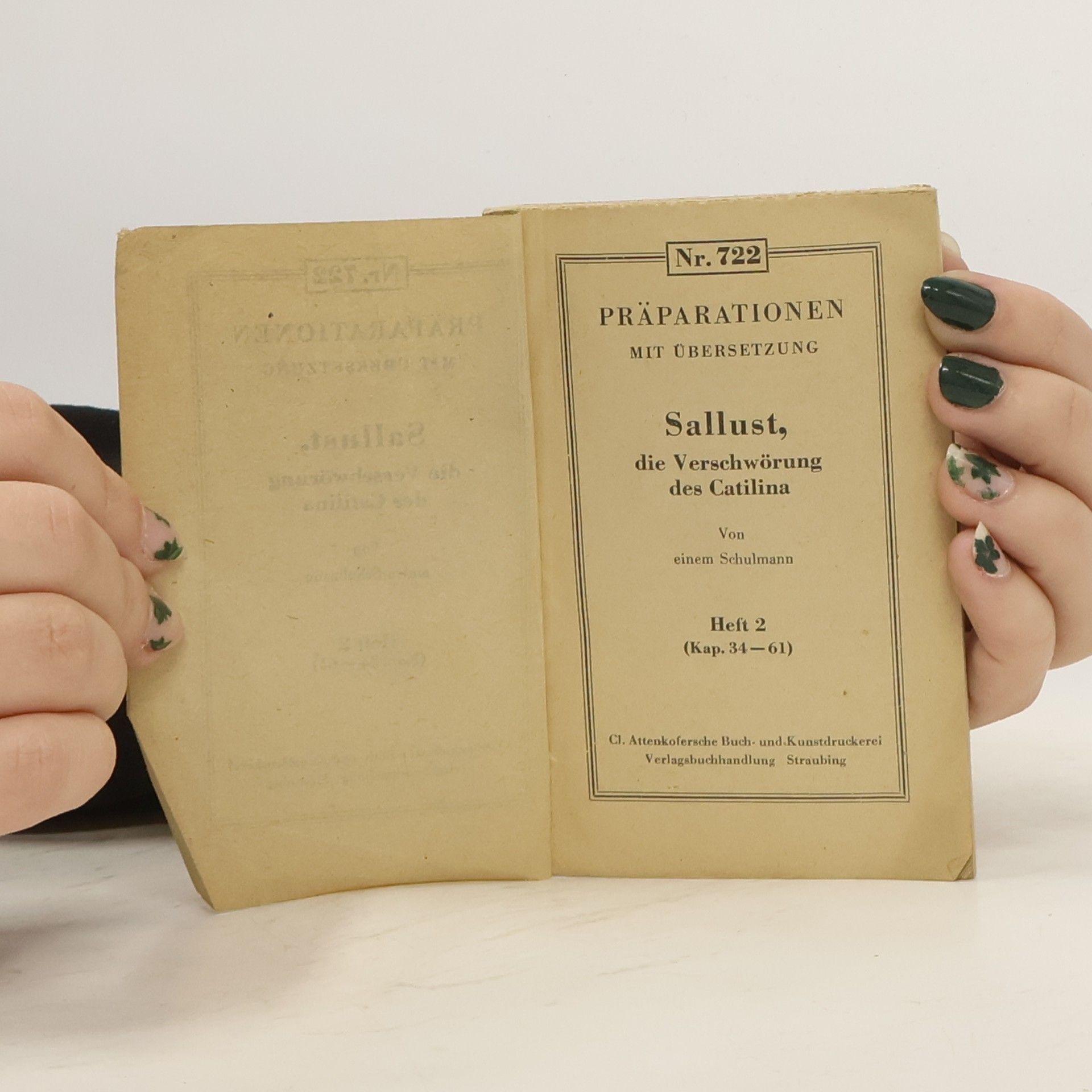 kolektiv Sallust, die Verschwörung des Catilina. Heft 2