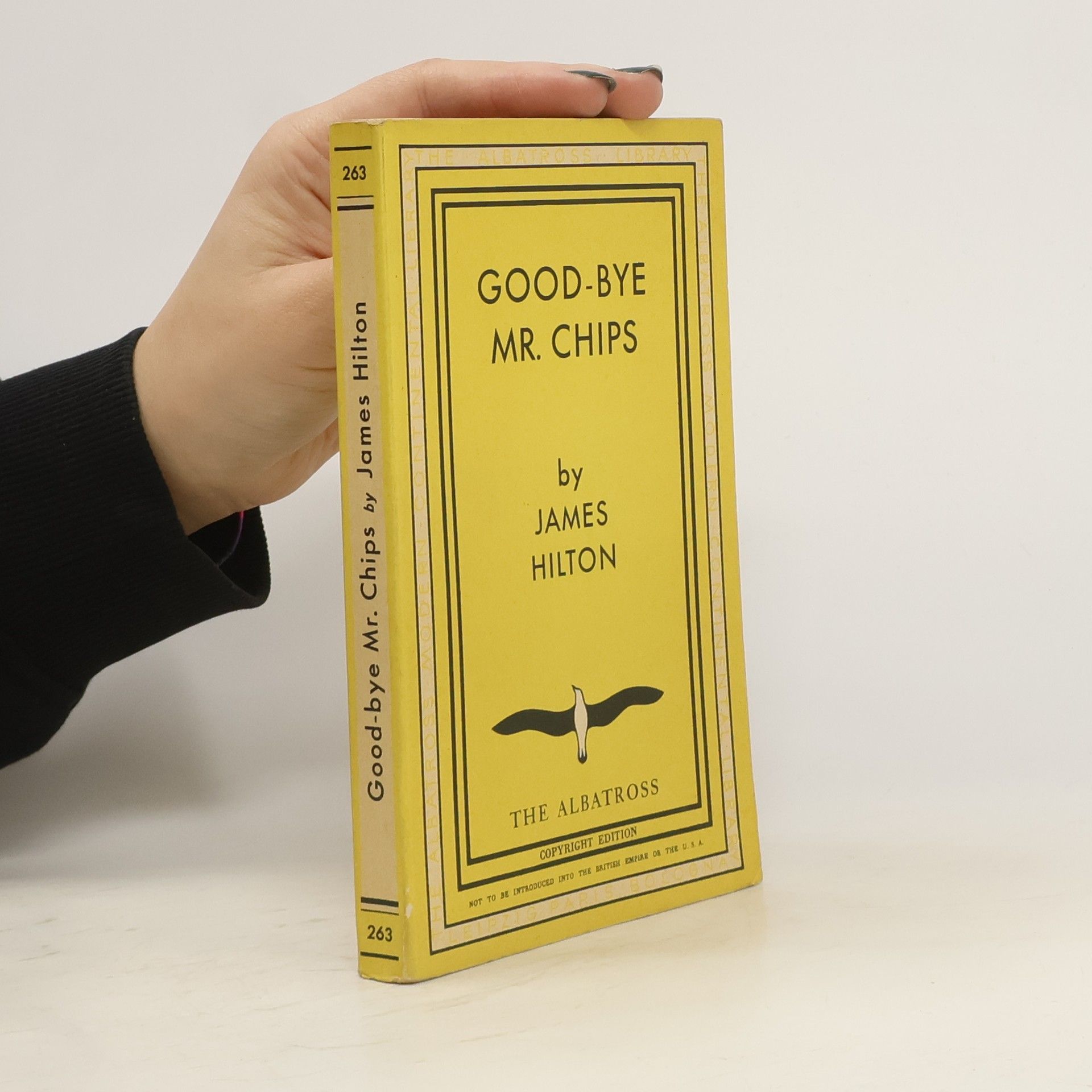 James Hilton Goodbye, Mr. Chips